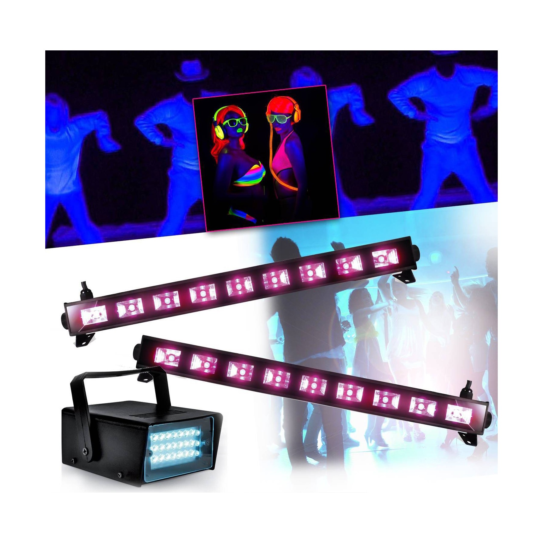 Jeu de lumières IBIZA Spécial Déco Halloween Réglettes Barre N