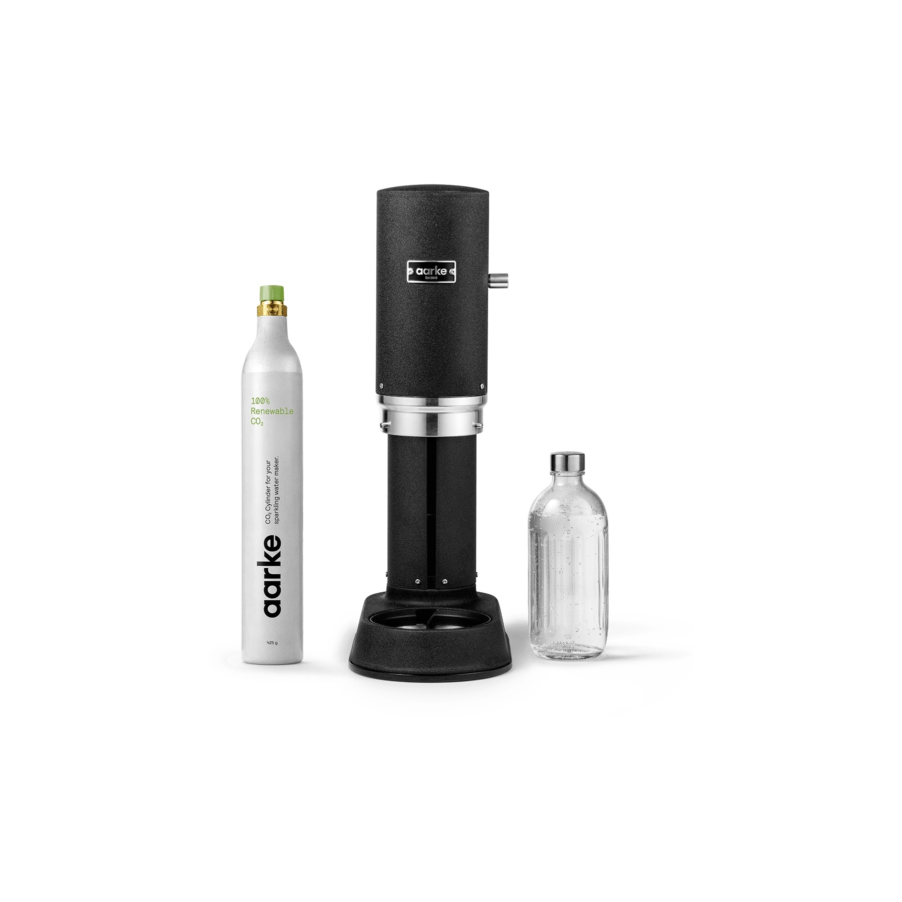 Machine à soda AARKE Pack Carbonator Pro Noir mat + CO2