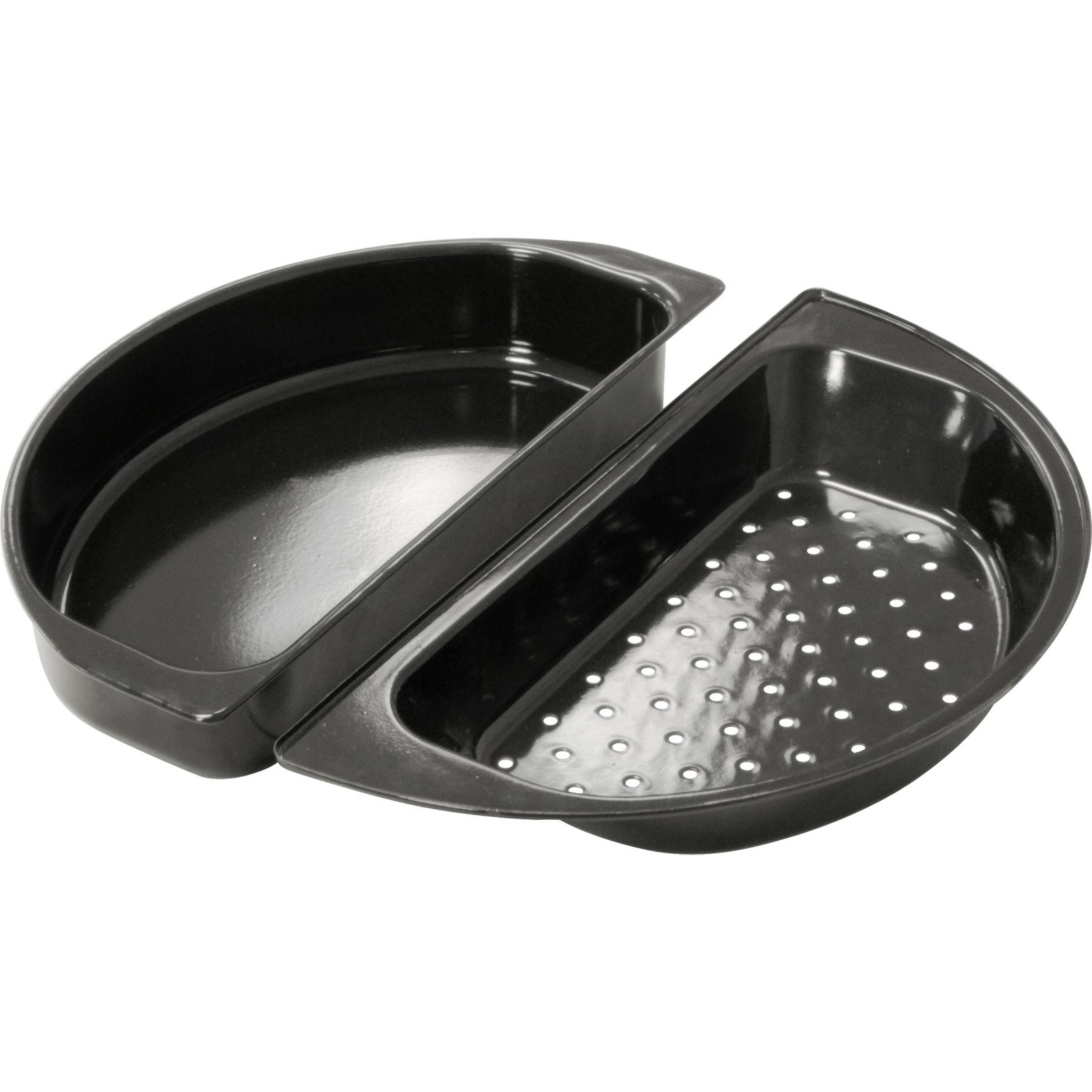 Plat de cuisson OUTDOORCHEF Set Cuisson Demi-Lune, 2 Pieces