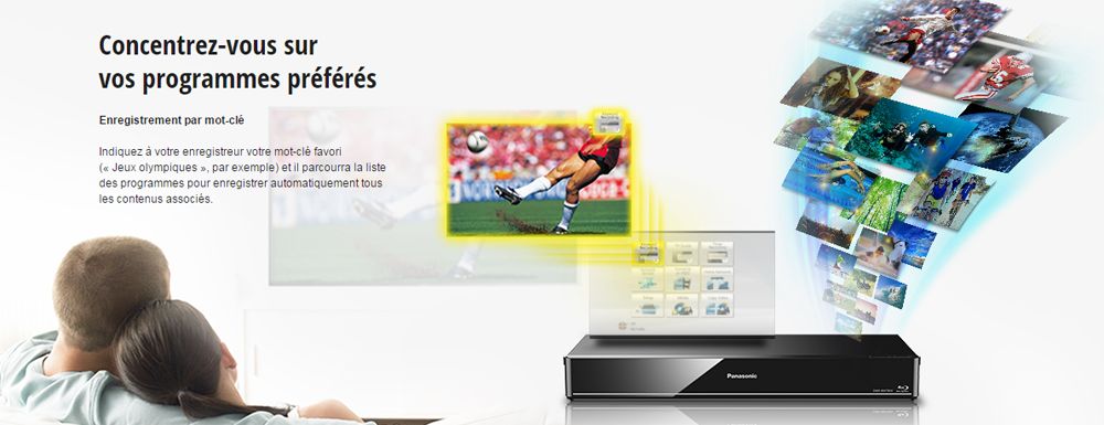 Enregistreur Blu-Ray PANASONIC DMR-BWT850EC