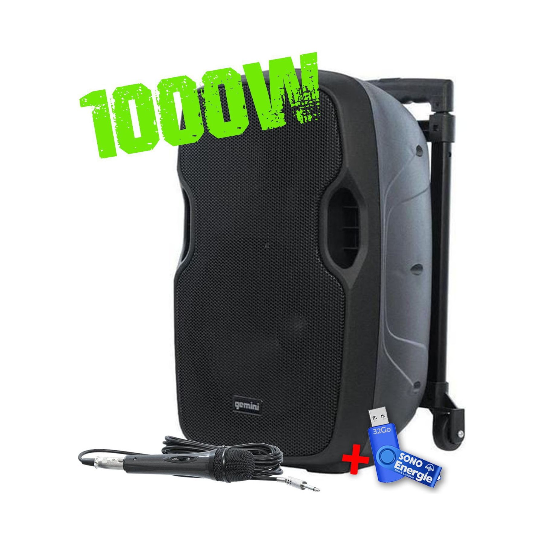 Enceinte sono GEMINI Enceinte Autonome gemini AS 10 TOGO sur