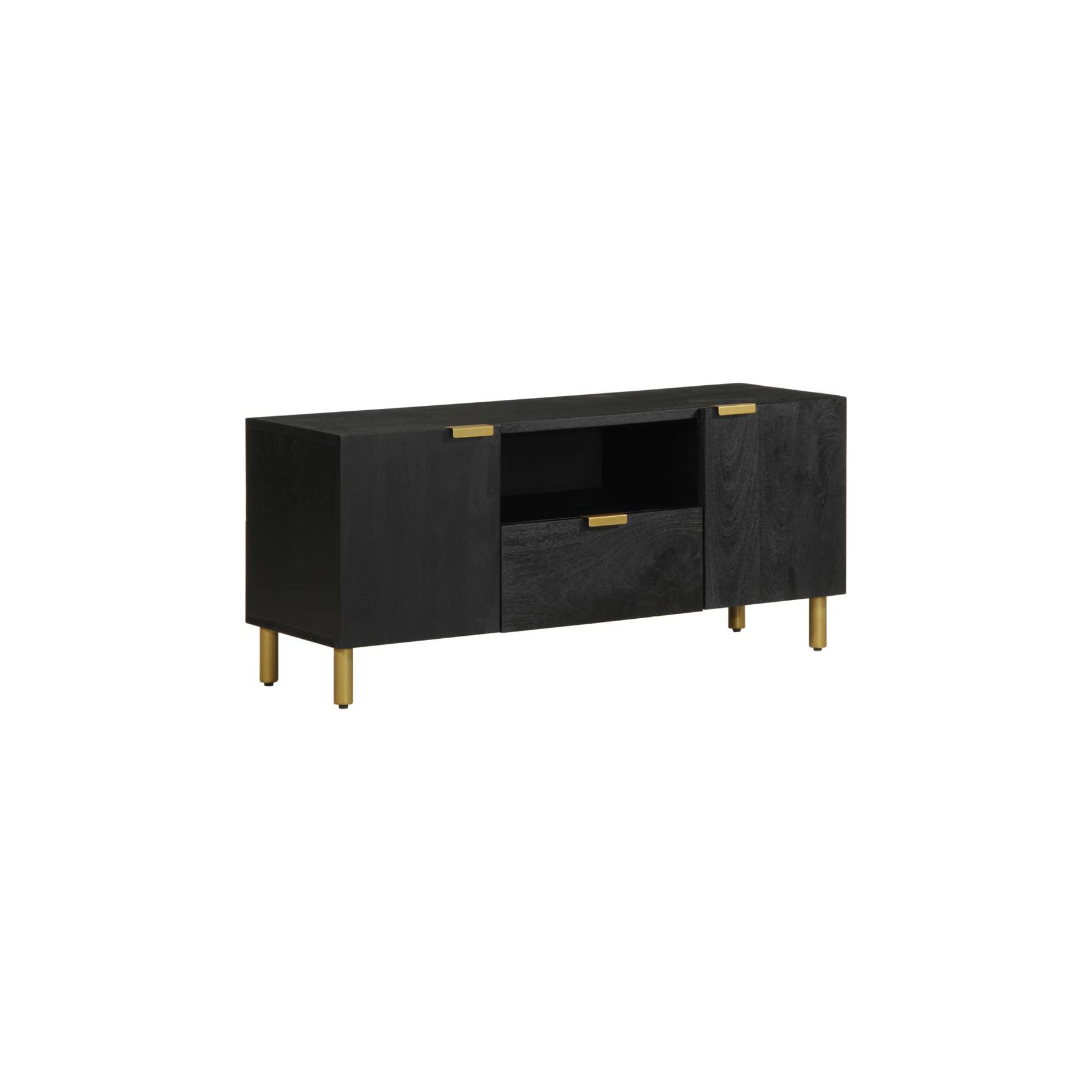Meuble TV HELLOSHOP26 Meuble TV avec rangement pratique 105 x