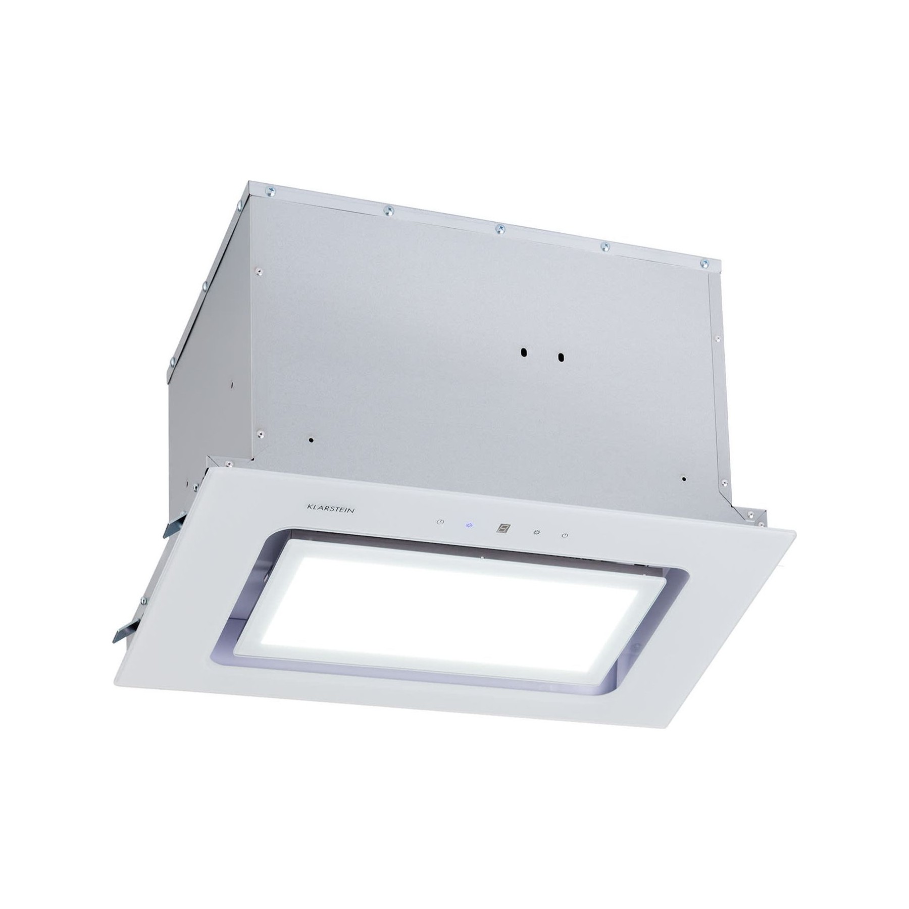 Hotte encastrable KLARSTEIN Hektor Brilliant 52 cm 506 m³/h blanc