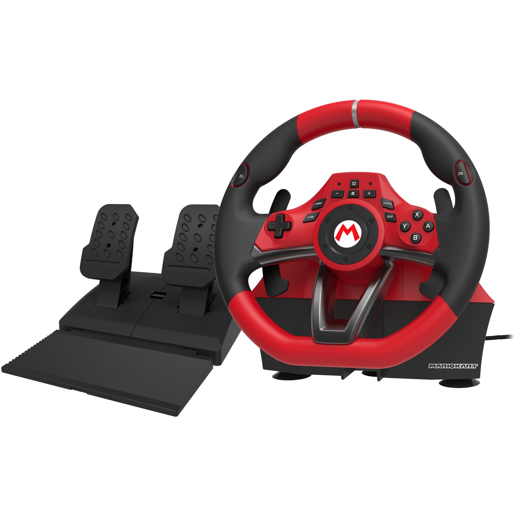 Volant + Pédalier HORI Pro Deluxe Mario Kart Switch