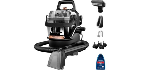 Nettoyeur détacheur BISSELL SpotClean Hydrosteam Pro B3700N, mode vapeur, 4 roues multidirectionnelles