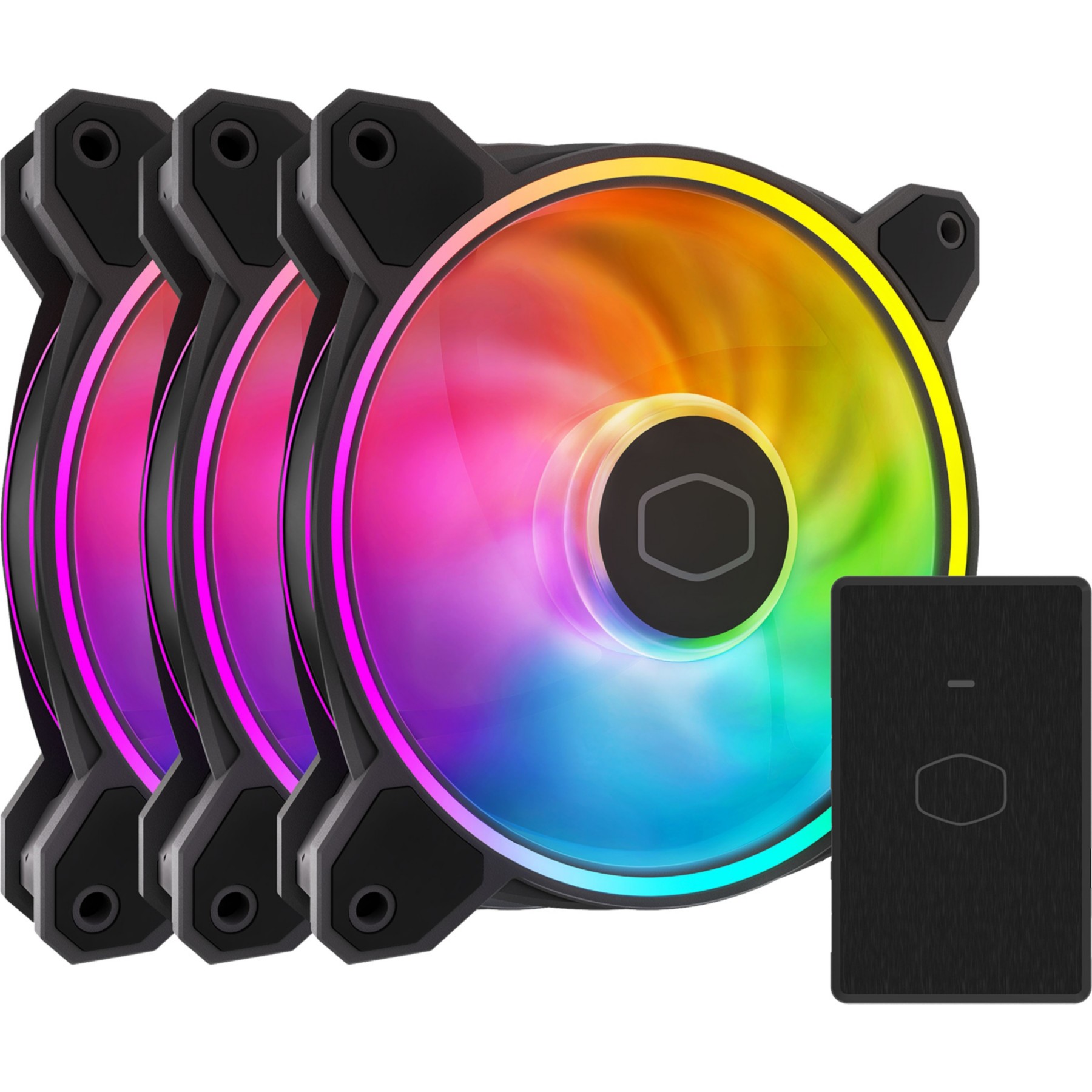 Ventilateur PC COOLER MASTER CoolerMaster MF Halo² 3in1 - 12cm Noir