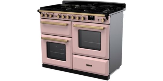 Piano de cuisson mixte FALCON ESTEL DELUXE OC TAB MIX 110 CM ROSE PAS