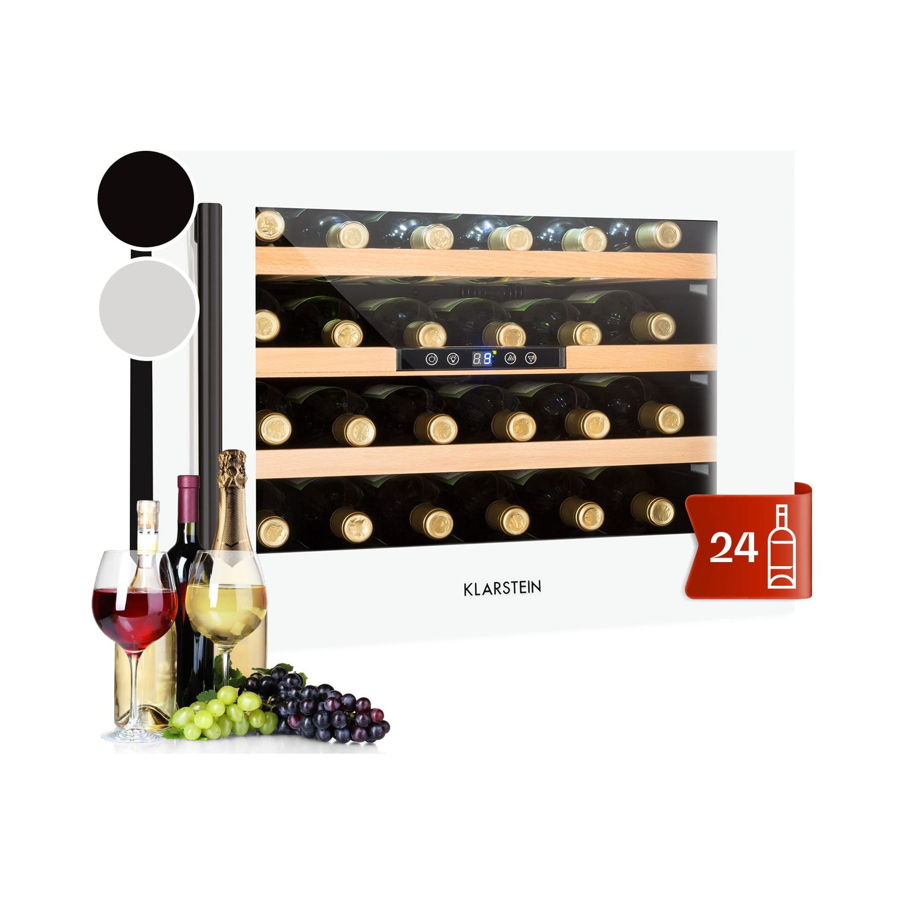 Cave à vin de service KLARSTEIN Vinsider 24 Built-In Uno 24 bouteilles