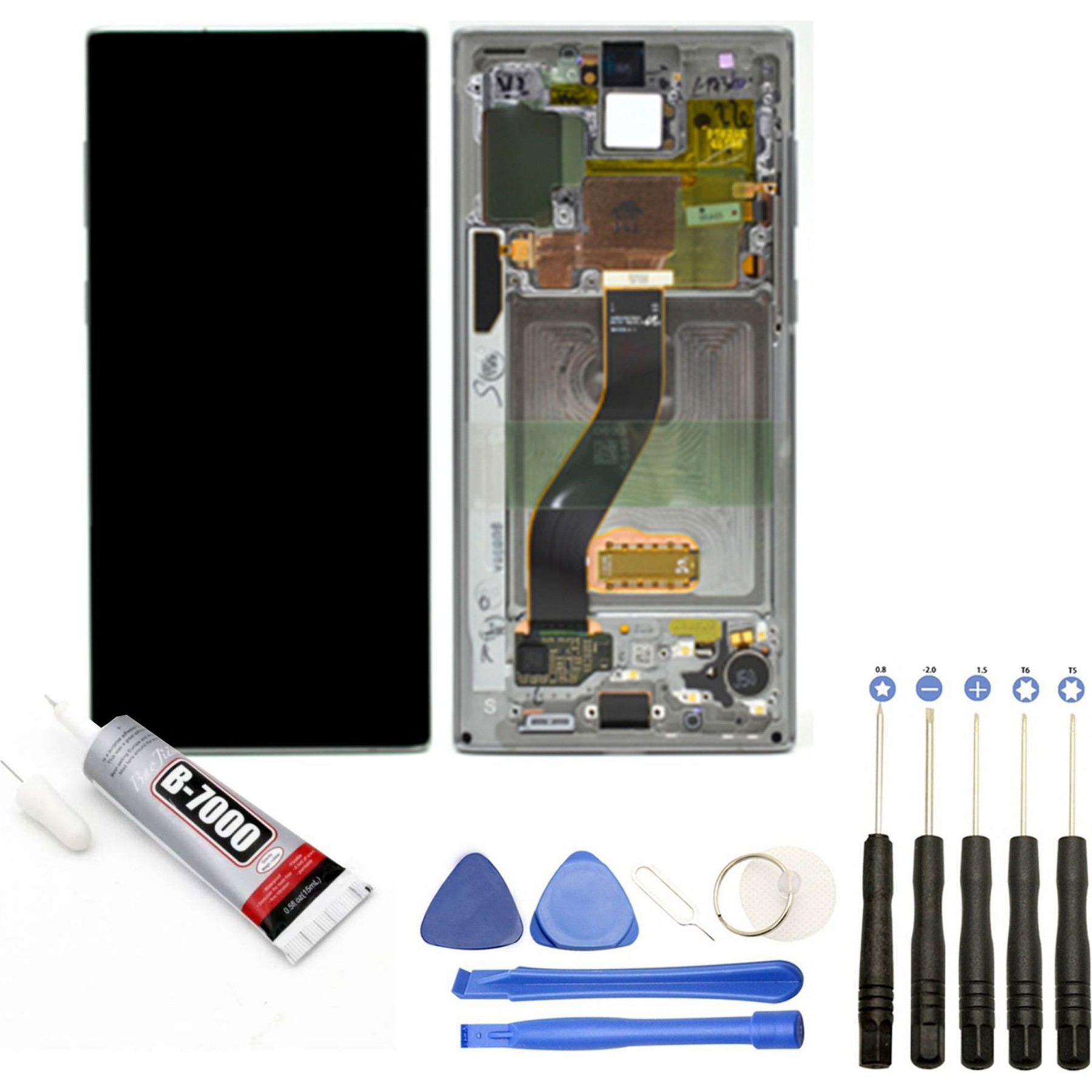 VISIODIRECT Vitre +LCD pour Samsung Galaxy Note 10