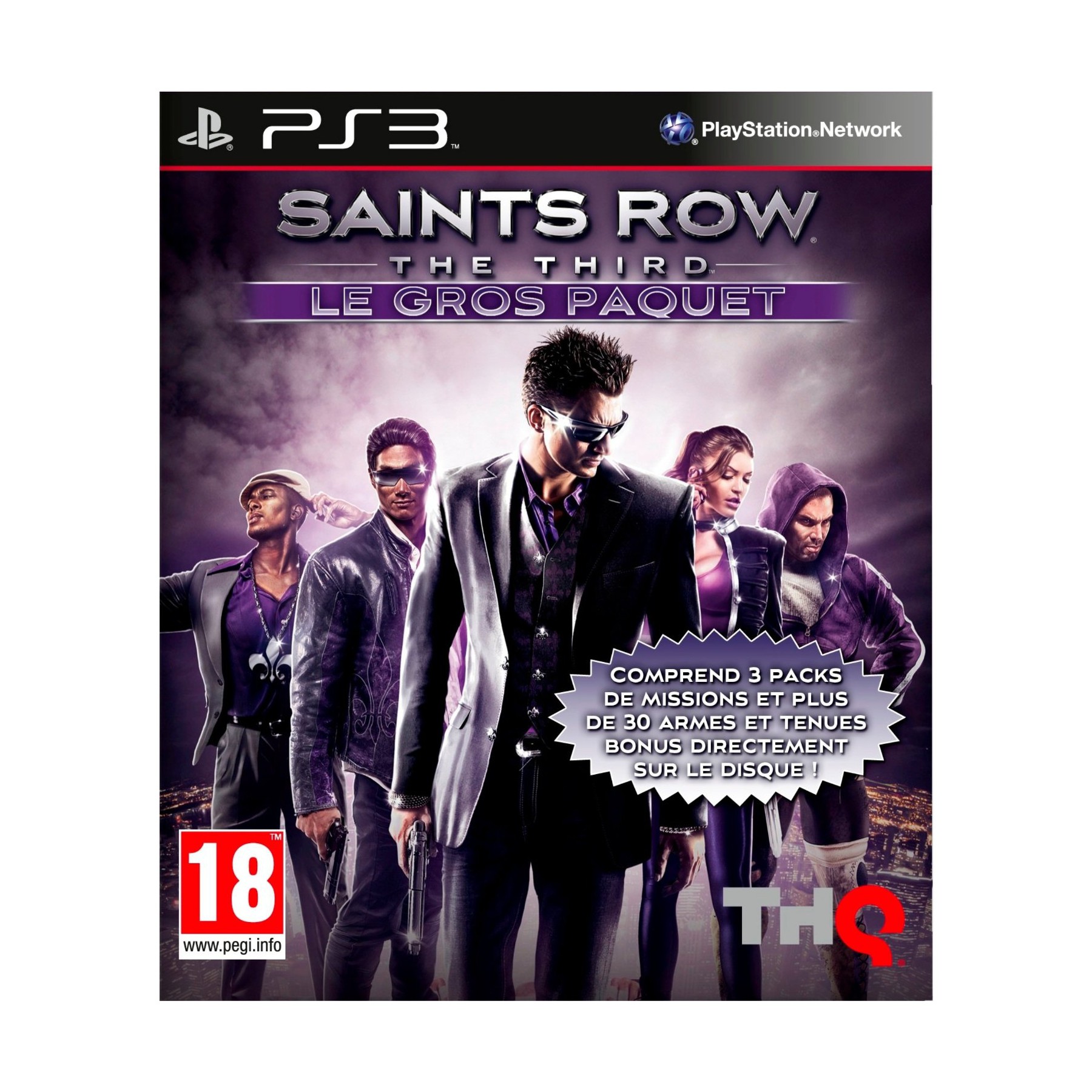 Jeu PS3 THQ Saints Row Le Gros Paquet