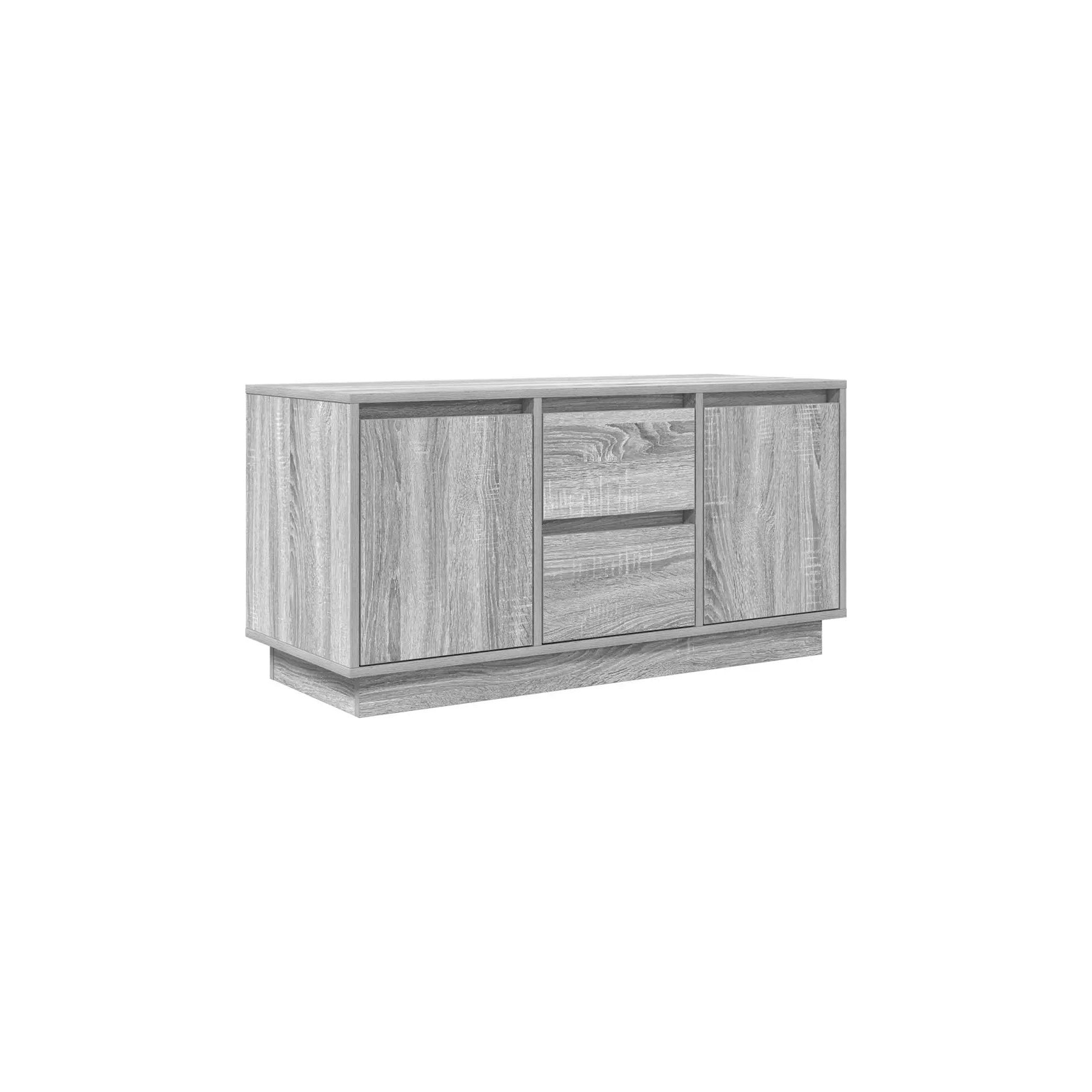 Meuble TV HELLOSHOP26 Meuble TV avec lumières LED rangement mo