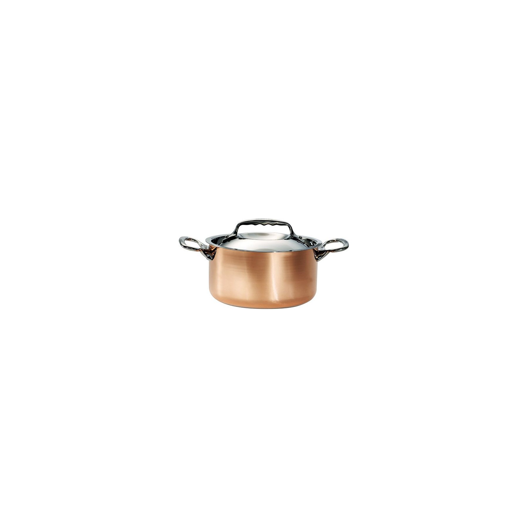 Faitout DE BUYER Faitout cuivre/inox 16cm + couvercle