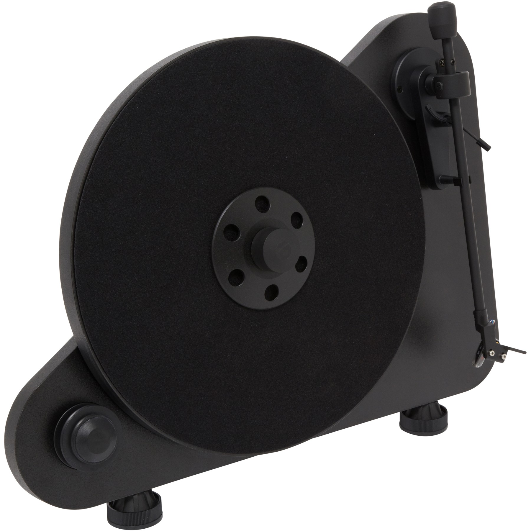 Platine vinyle PRO-JECT VERTICAL TURNTABLE E OM5 DROITIER NOIR