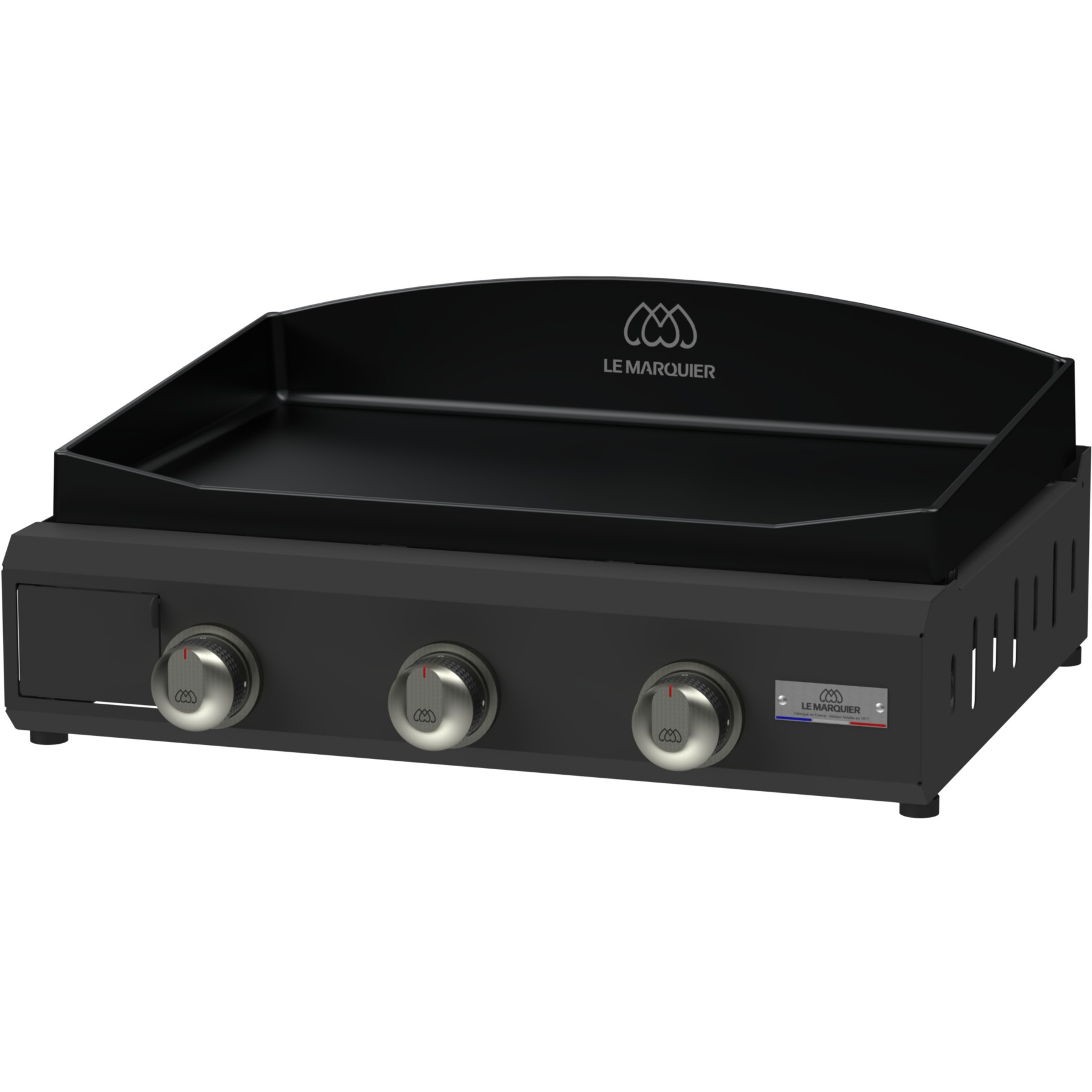 Plancha gaz LE MARQUIER AMALIA 360 ACIER V3 PLEA360EV3
