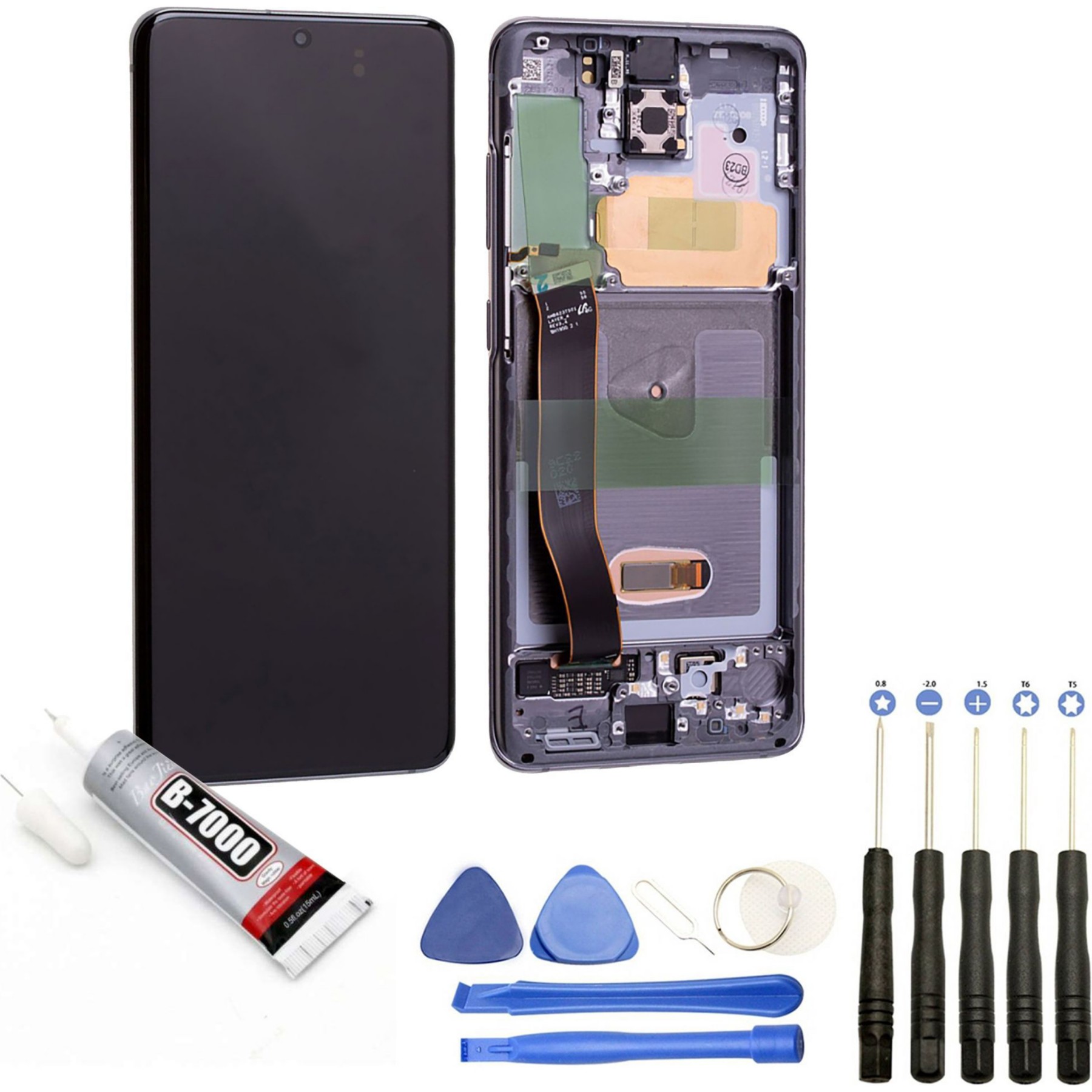 Ecran téléphone VISIODIRECT Vitre+Ecran LCD pour Galaxy S20 ULTRA