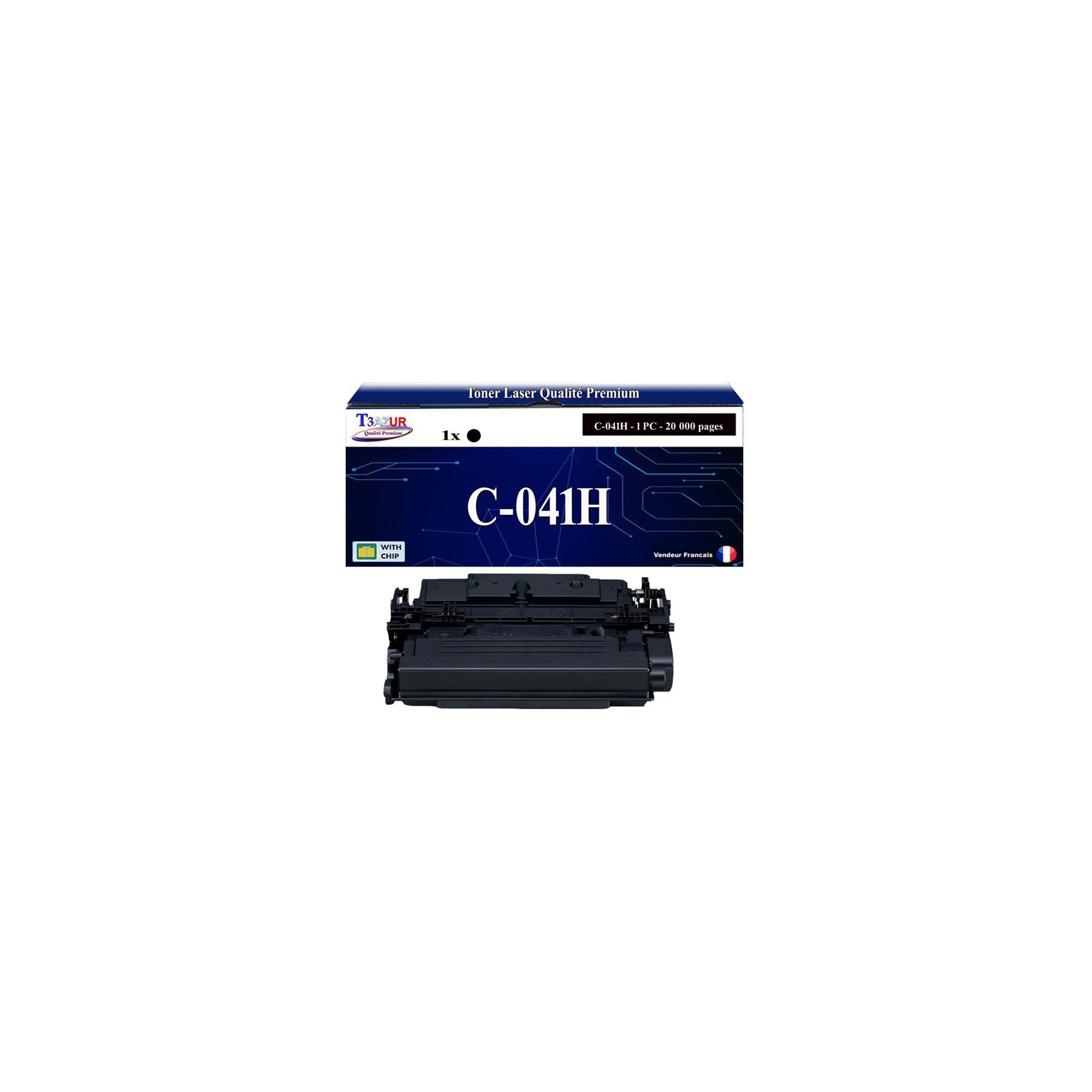 Toner T3AZUR pour Canon LBP312x MF522X MF525X 041H
