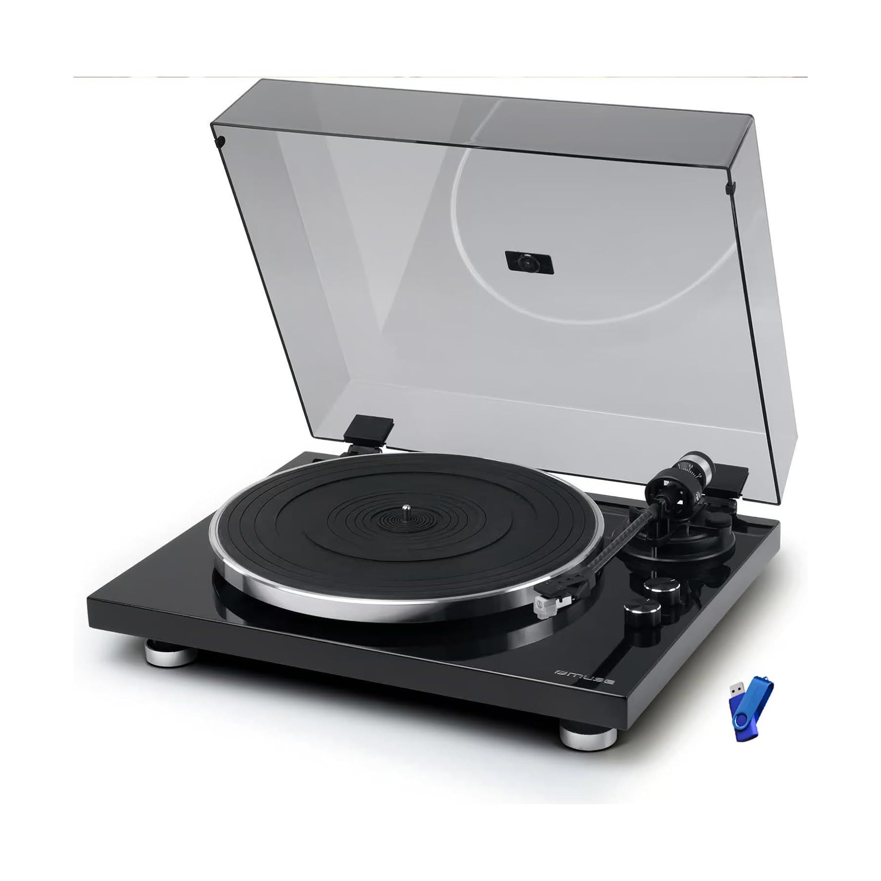 Platine vinyle BM SONIC MT-109 BTO Bluetooth Bras Carbone Audio-