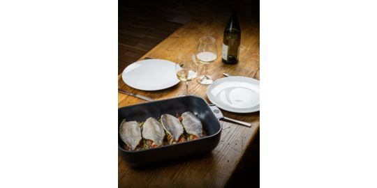 Plat au four PEUGEOT Appolia rectangulaire 40 cm Ardoise
