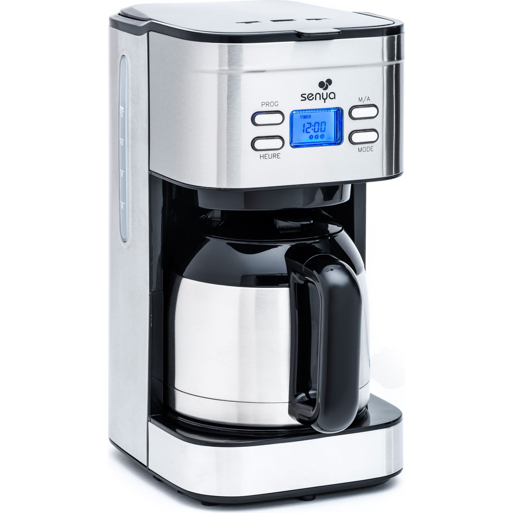 Cafetière isotherme SENYA programmable Hot Coffee sélecteur arômes