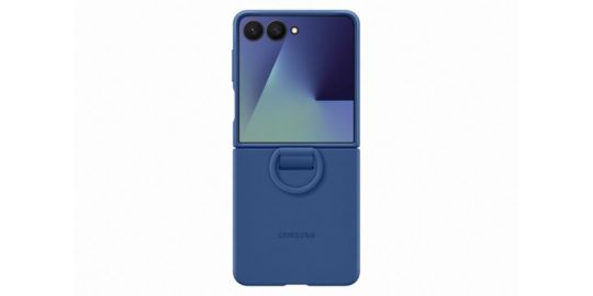 Coque SAMSUNG Galaxy Z Flip 7 anneau Bleu Nuit