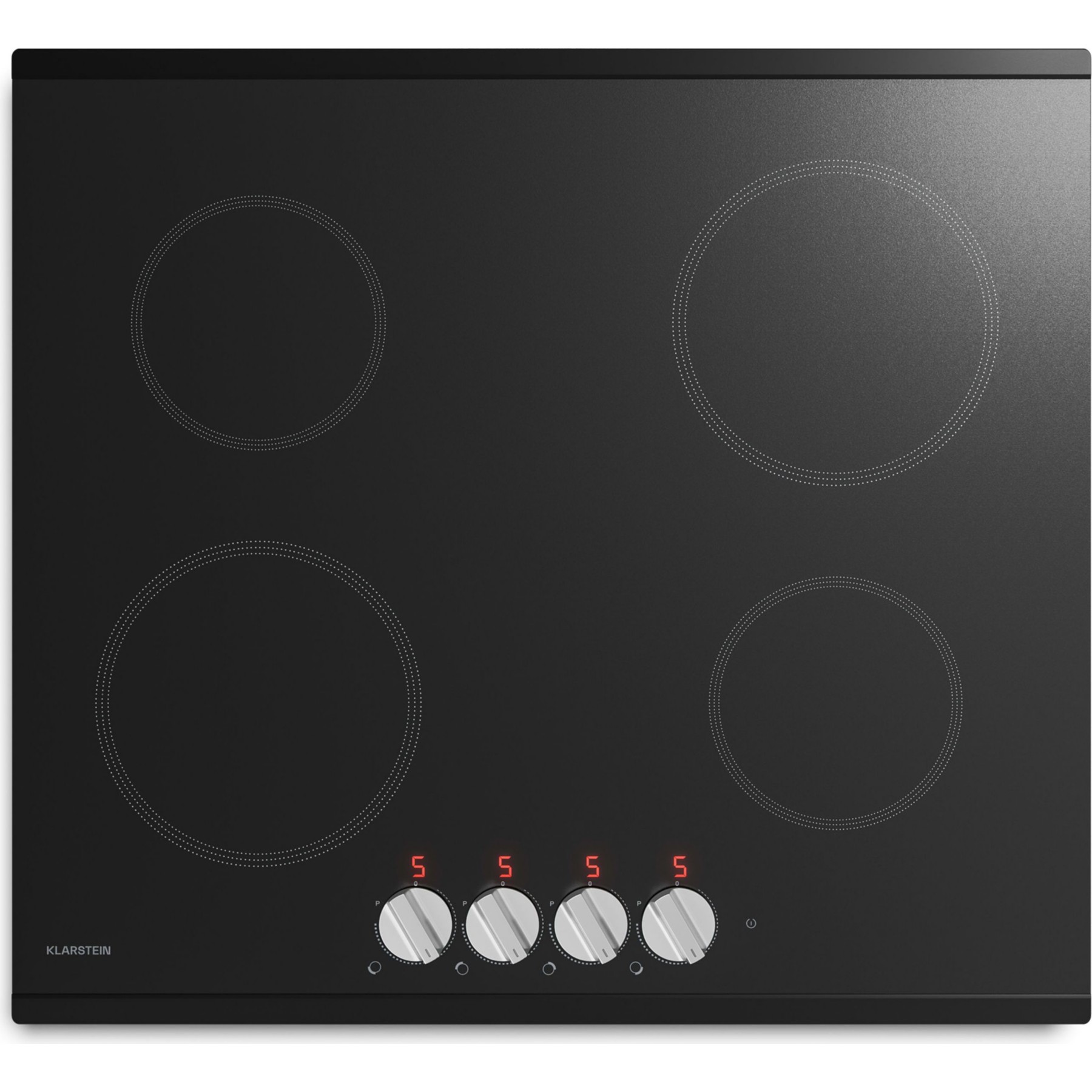 Plaque induction KLARSTEIN Kochheld 4 feux Élégante 7200W 60cm Noir