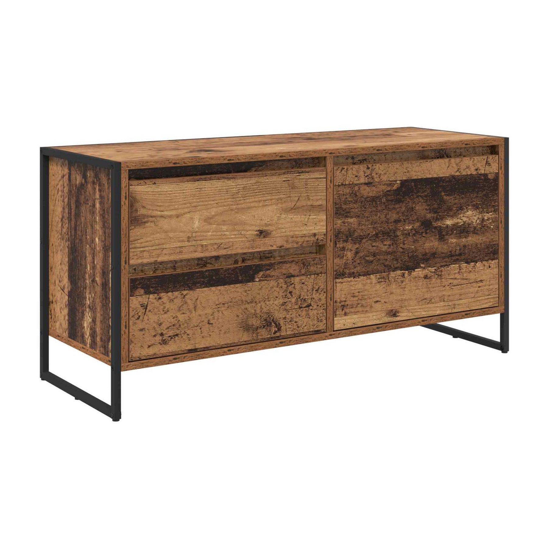 Meuble TV HELLOSHOP26 Meuble TV en bois d'ingénierie moderne s