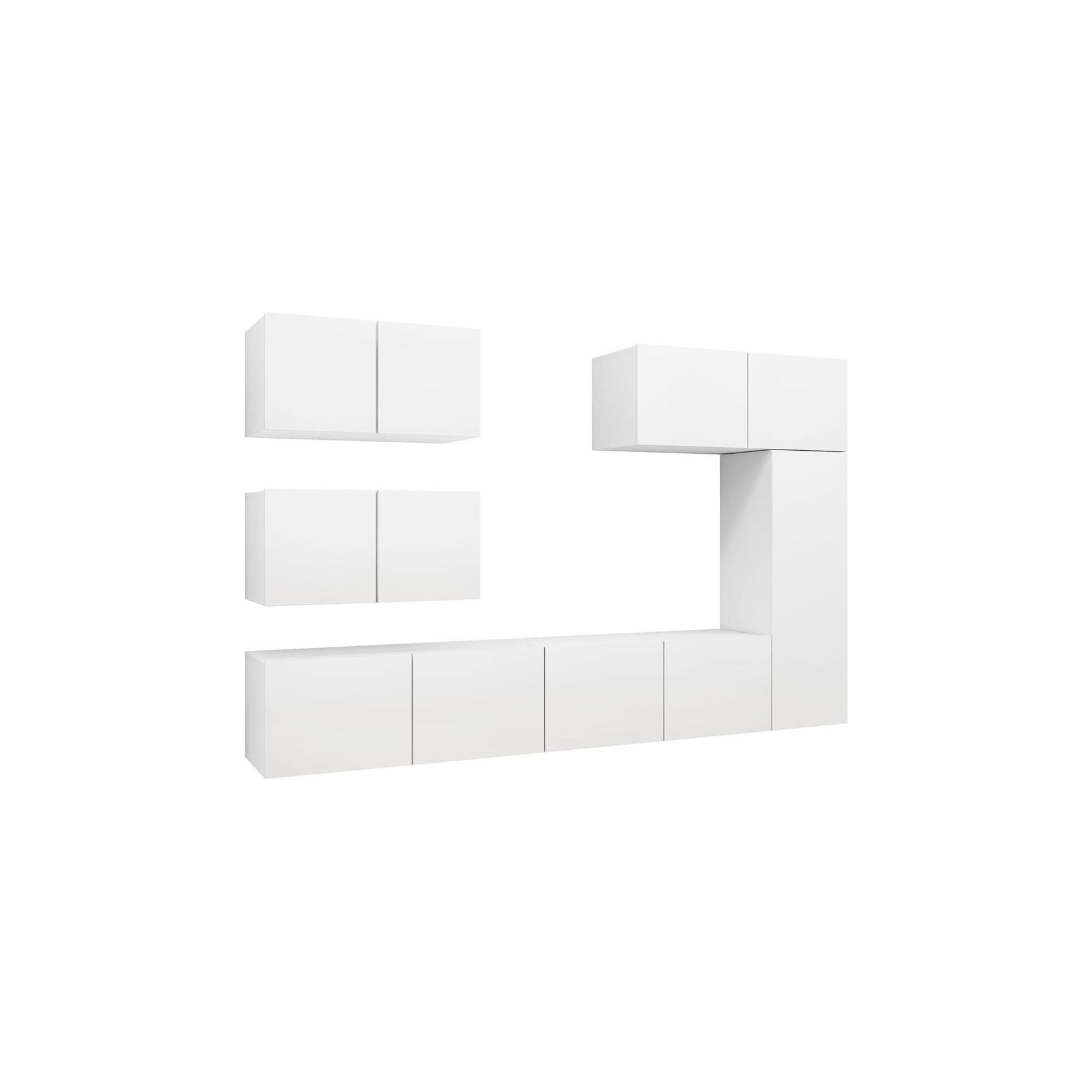 Meuble TV HELLOSHOP26 Ensemble de meubles armoire buffet TV té