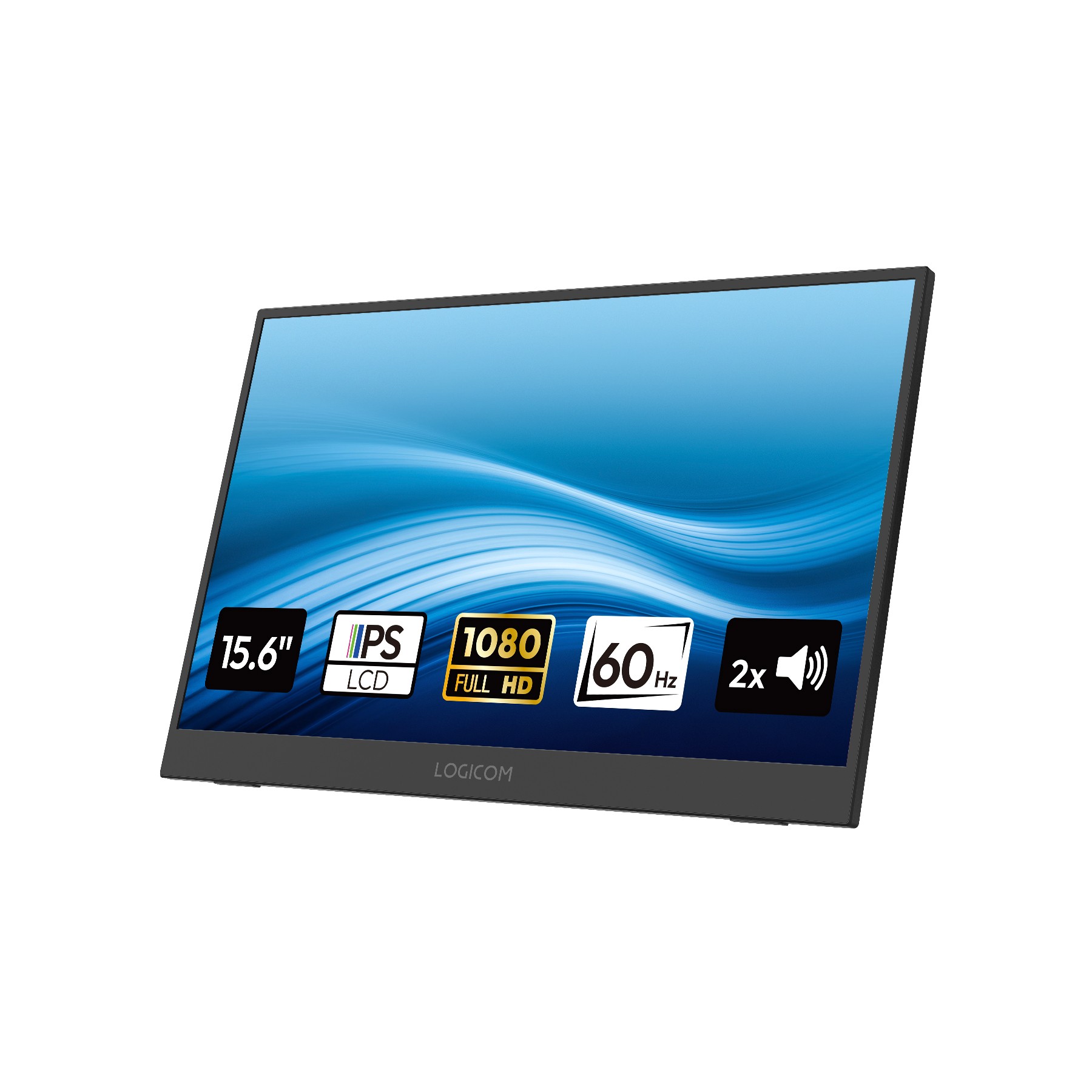Ecran pc portable LOGICOM Nomad Display FHD 16" IPS Full HD USB-C Surpport intégré pliable
