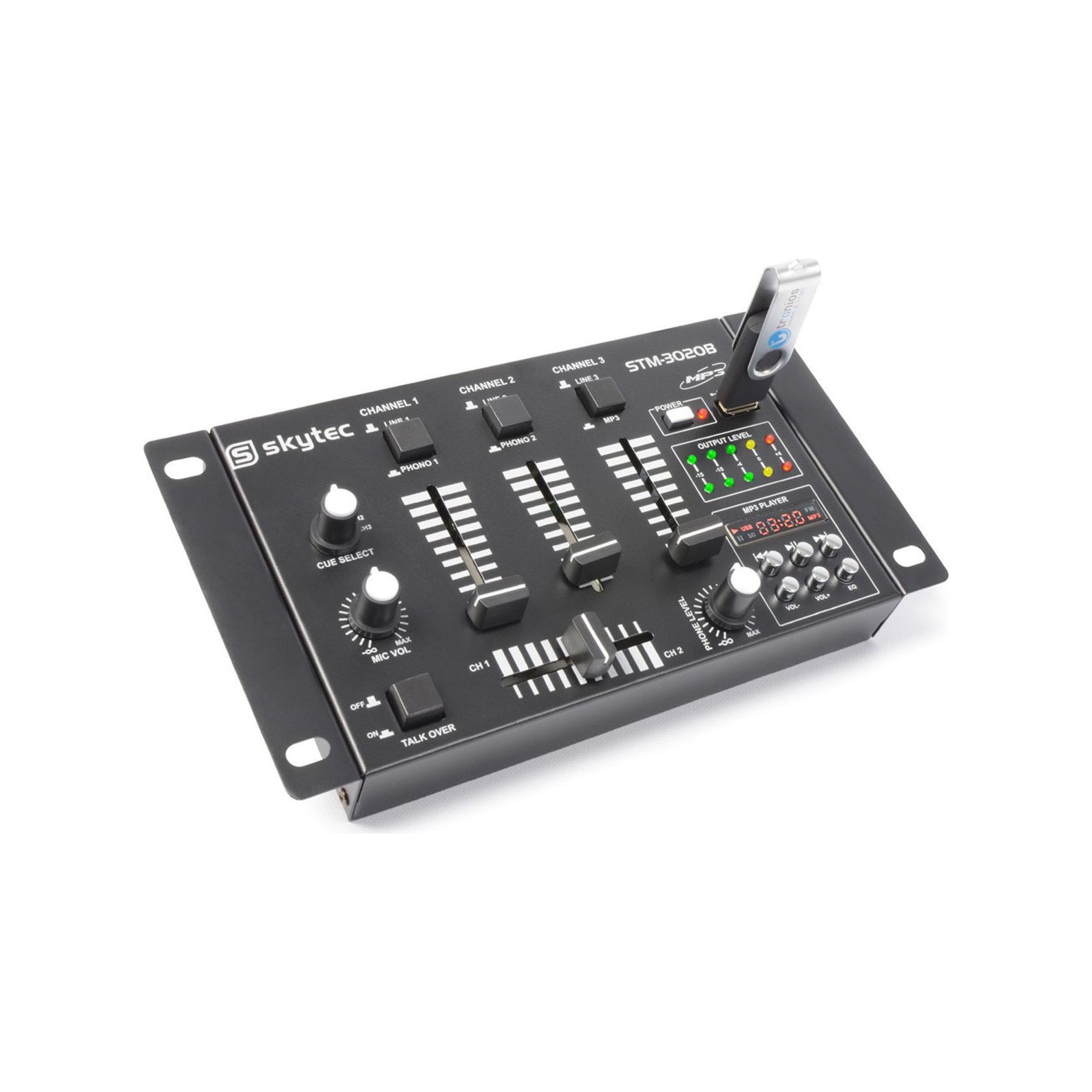 Table de mixage SKYTEC Table mix 6 canaux avec USB/MP3