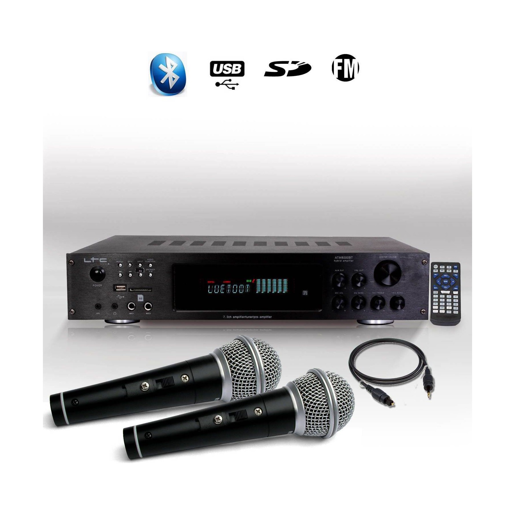 Pack sono LTC AUDIO AMPLIFICATEUR HIFI & KARAOKE LTC ATM8000