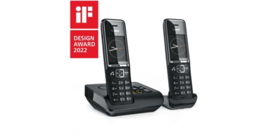 Téléphone sans fil GIGASET COMFORT 550 A DUO NOIR
