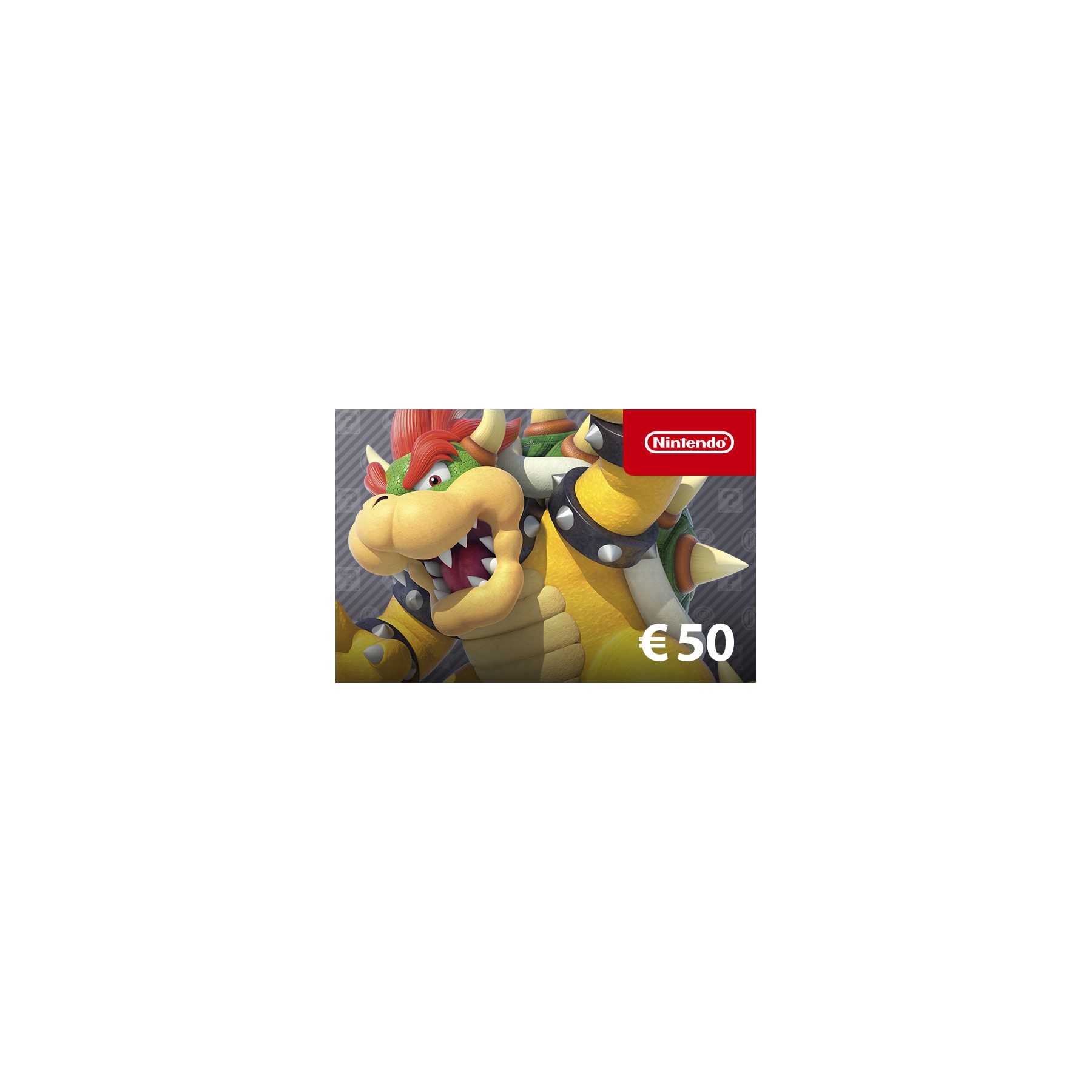 Carte cadeau NINTENDO eShop 50 Euros