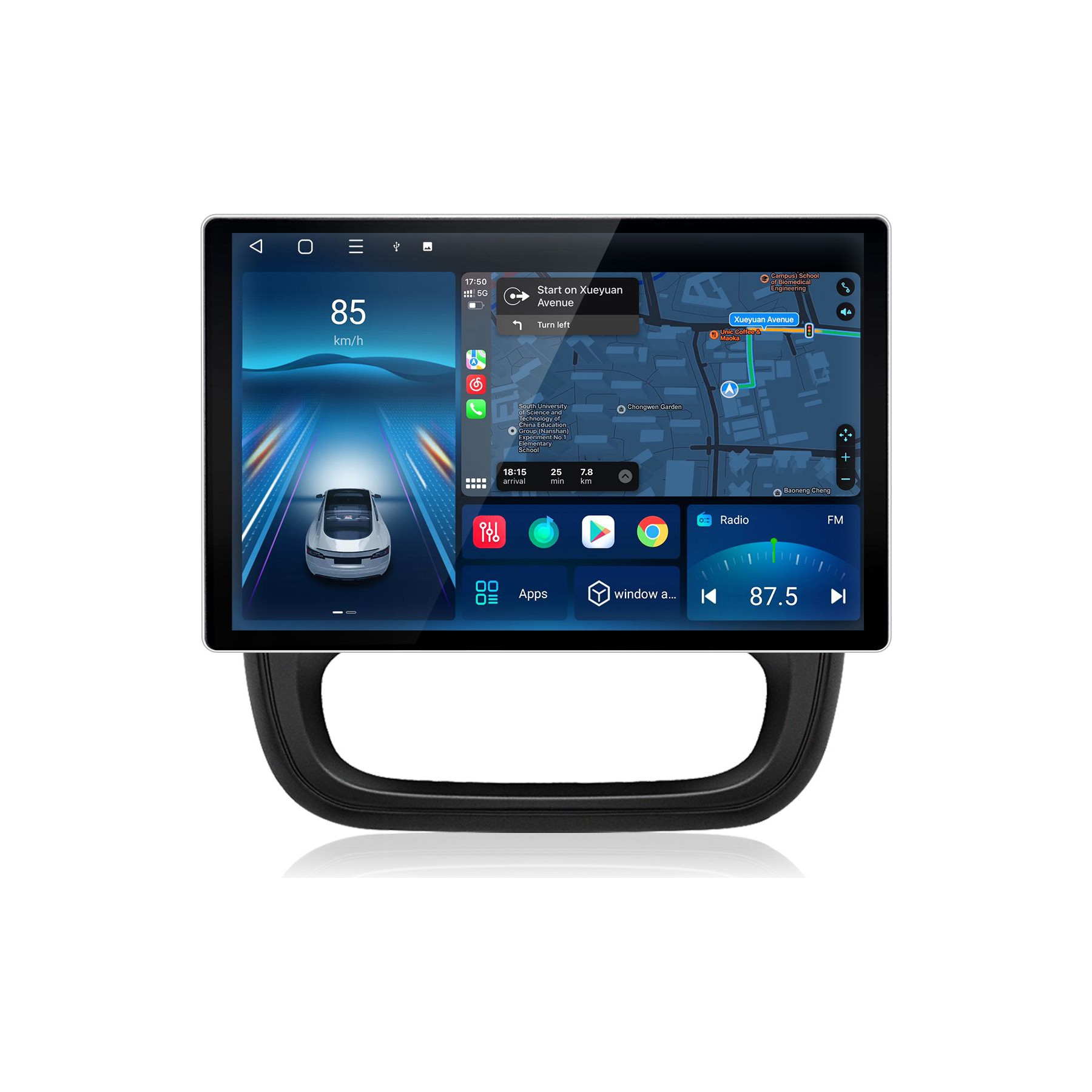 Autoradio connecté JUNSUN pour Renault Trafic 3 14-21 128G Carplay