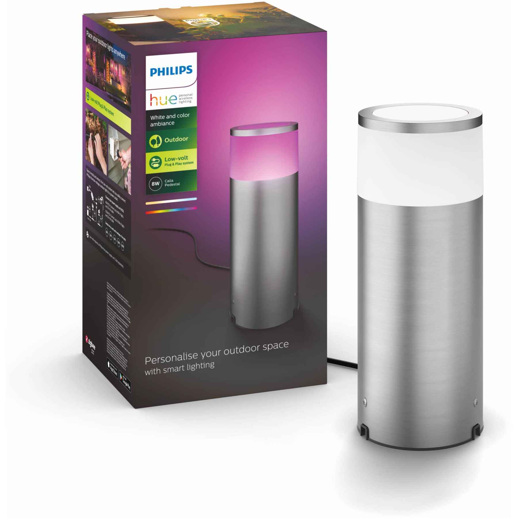 Luminaire PHILIPS W&C CALLA Inox Ext