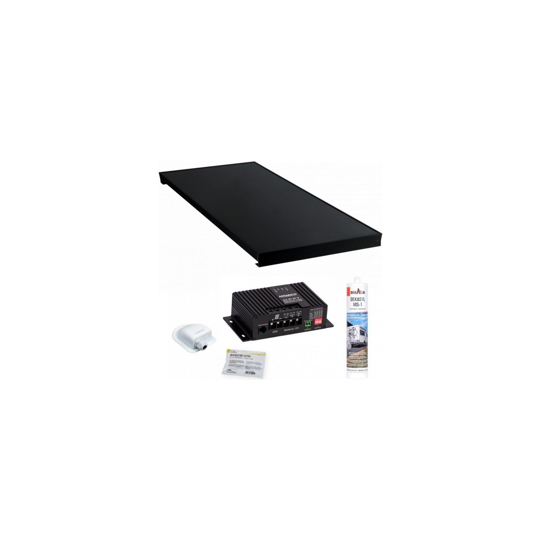 Panneau solaire ANTARION Pack  All Black  190w + Régulateur Solai