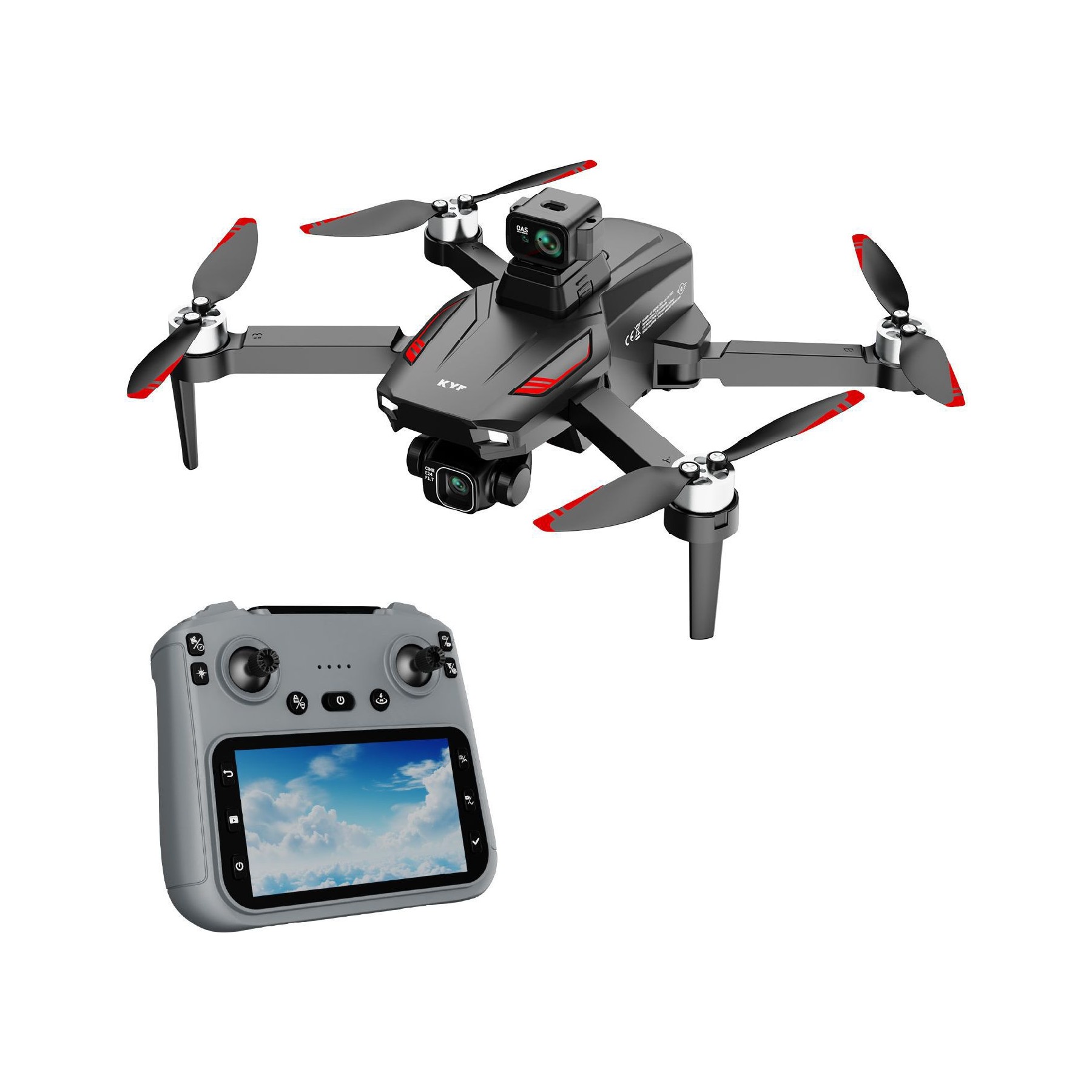 Drone KYF Caméra 3 axes  8K  2025