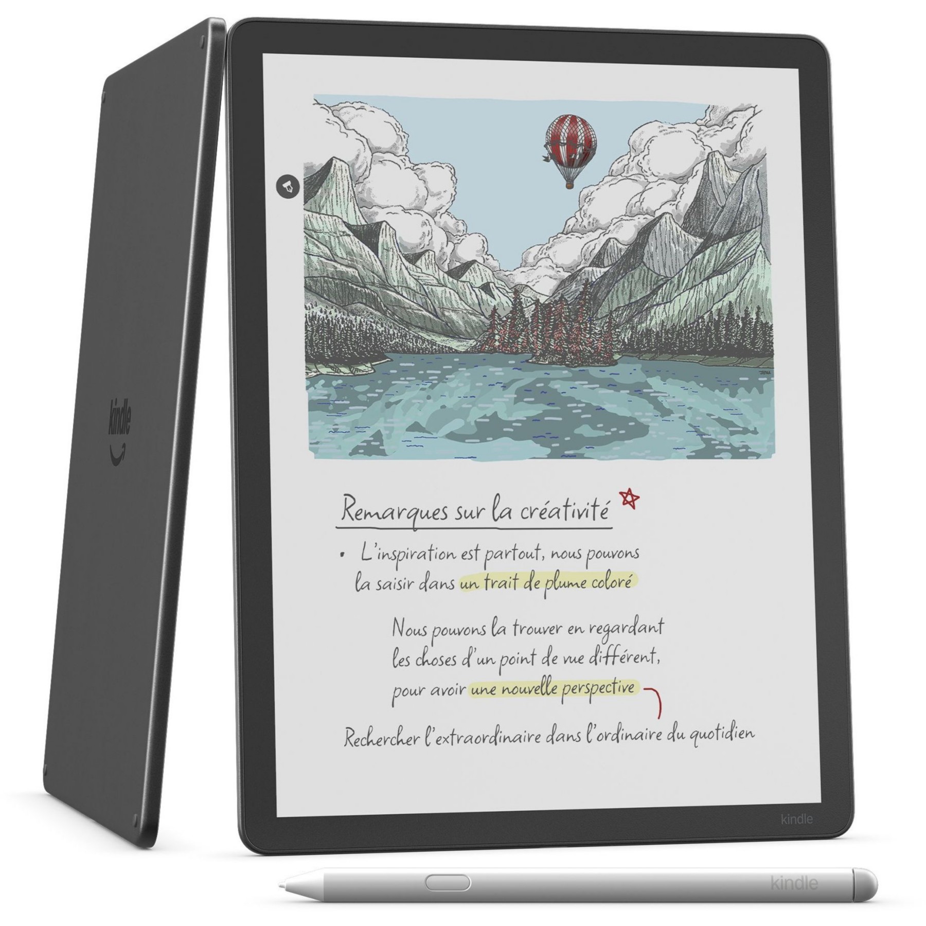 Bloc-notes numérique AMAZON Kindle Scribe Colorsoft 32 go 2026 graph