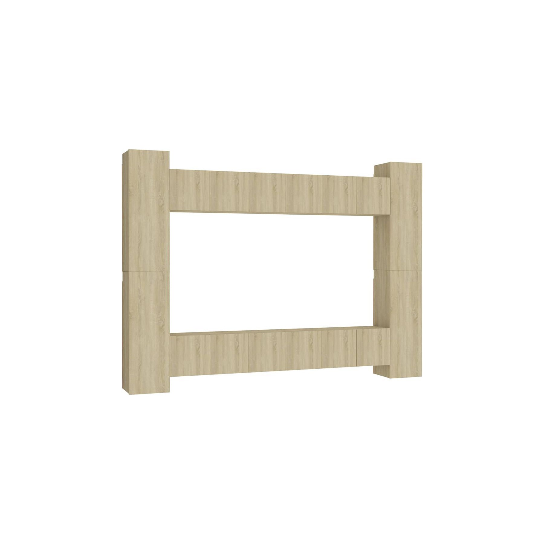 Meuble TV HELLOSHOP26 Ensemble de meubles armoire buffet TV té