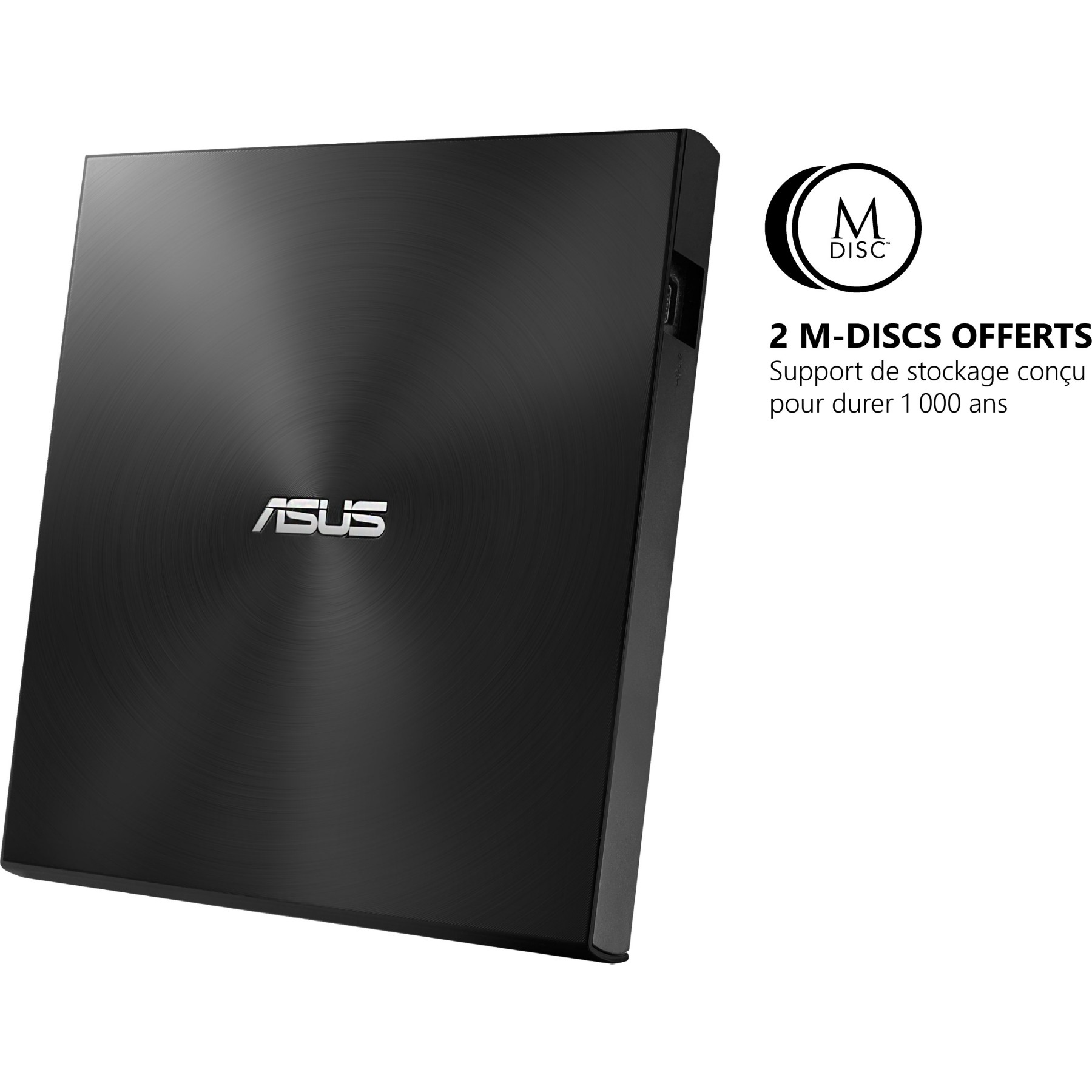 Graveur DVD Externe ASUS ext SDRW-08U7M-U/BLK/G/AS/P2G