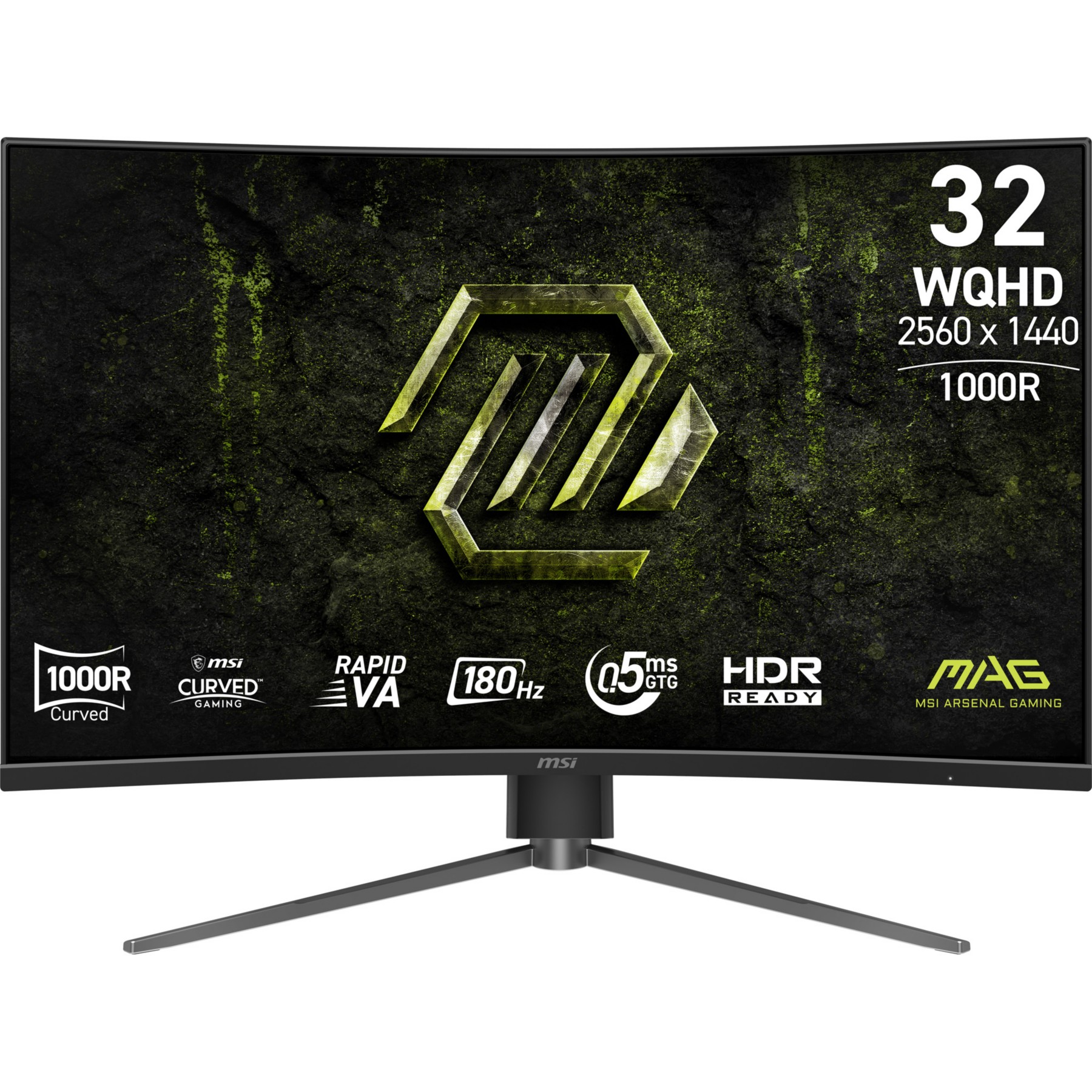 Ecran PC Gamer MSI MAG 325CQPF 32" Fast VA WQHD 180 Hz HDR