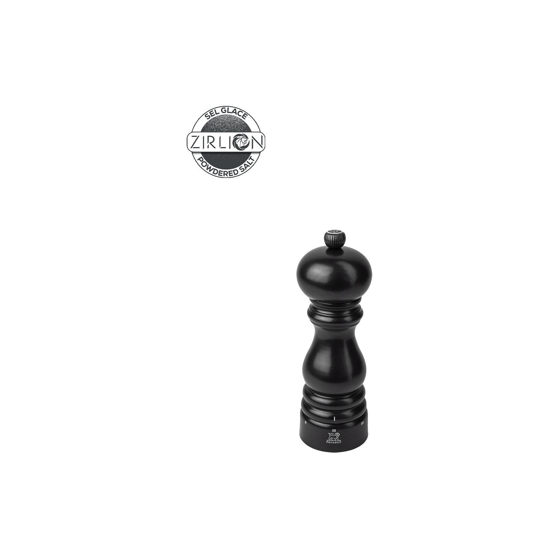 Moulin à sel PEUGEOT Paris u'Select Bois Noir Satin 18cm