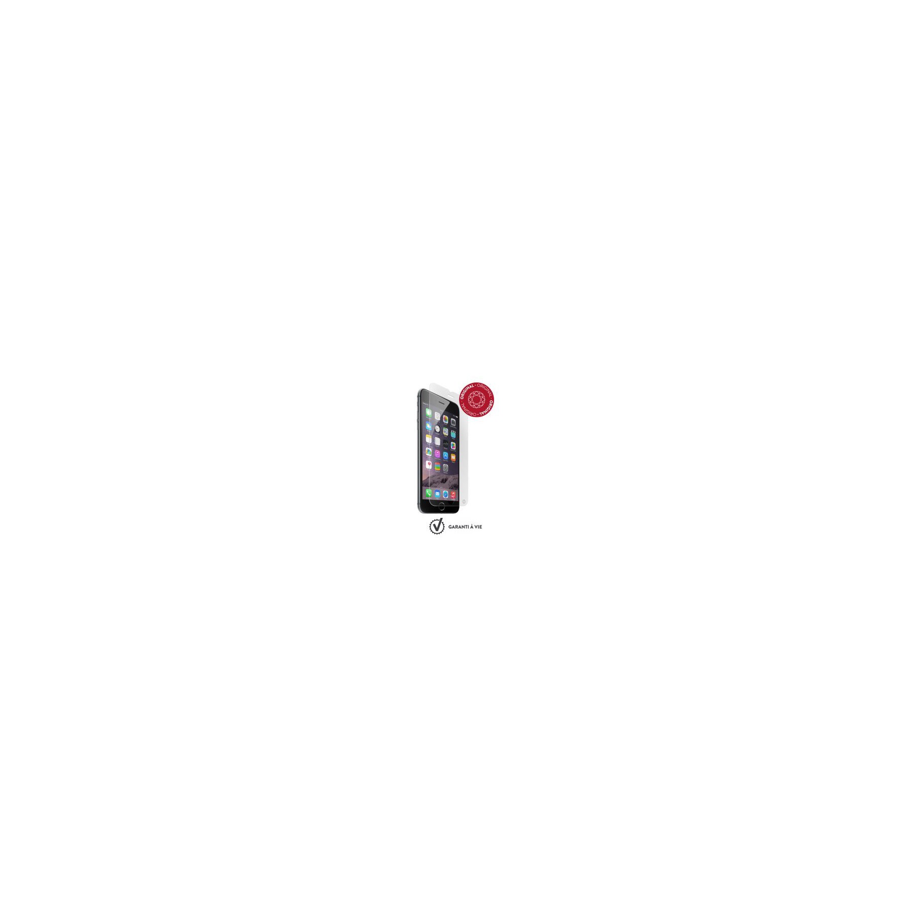 Protège écran FORCE GLASS iPhone 6/6S verre trempé