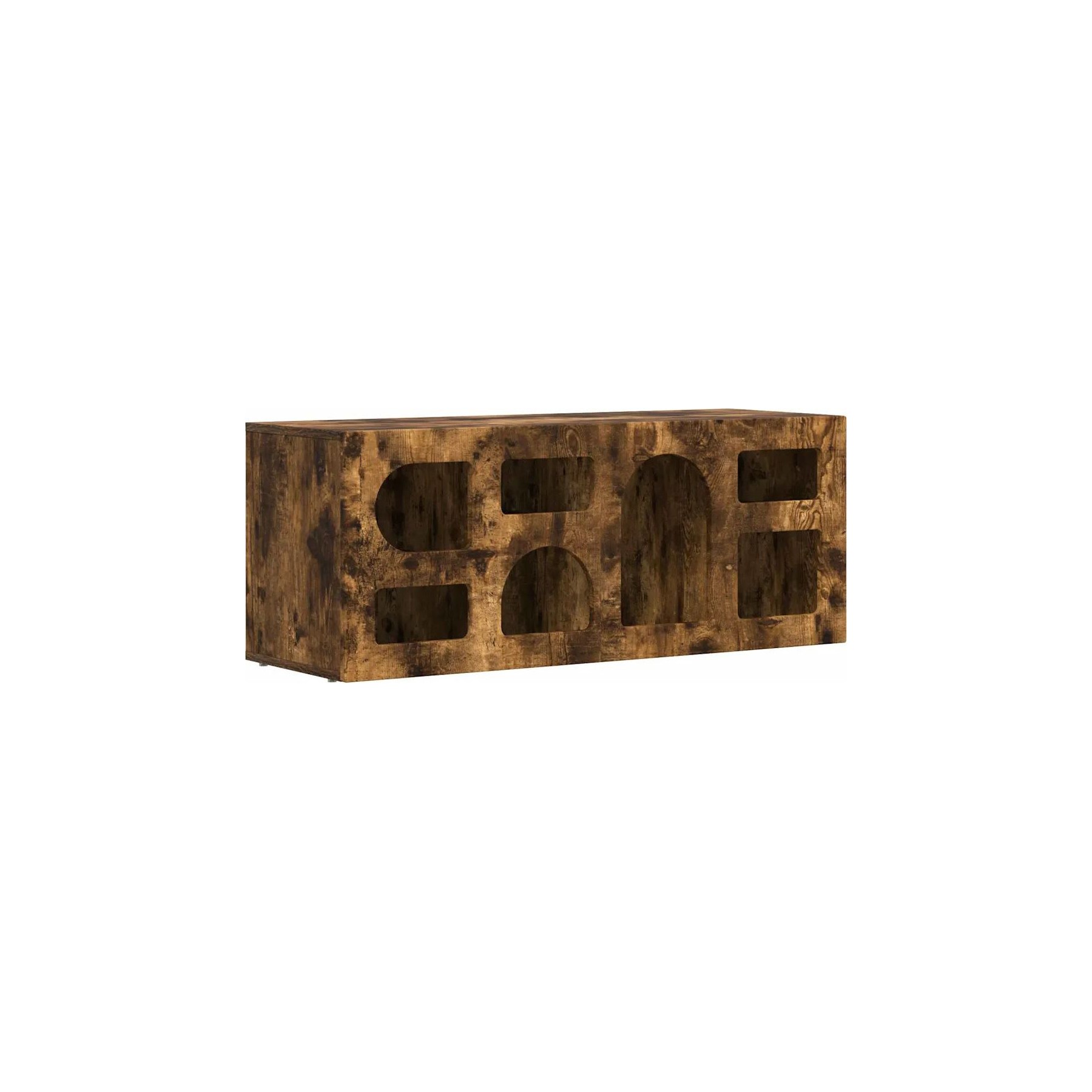 Meuble TV HELLOSHOP26 Meuble TV rectangulaire moderne avec 7 é