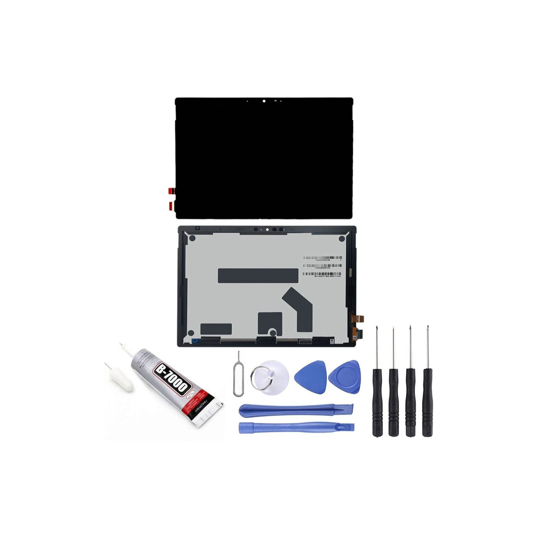 Afficheur VISIODIRECT vitre lcd Microsoft Surface Pro 7+ noir