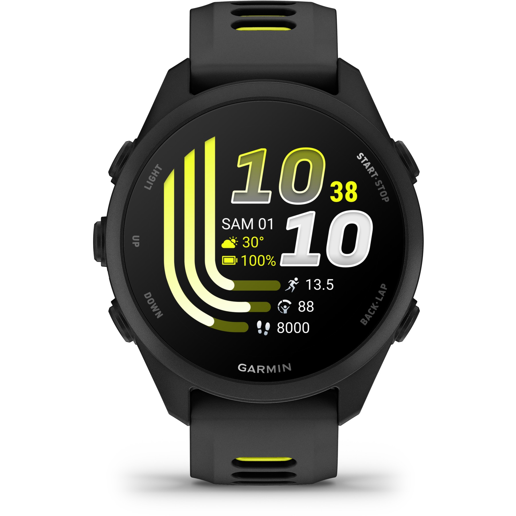 Montre connectée GARMIN Forerunner 170 noir et jaune