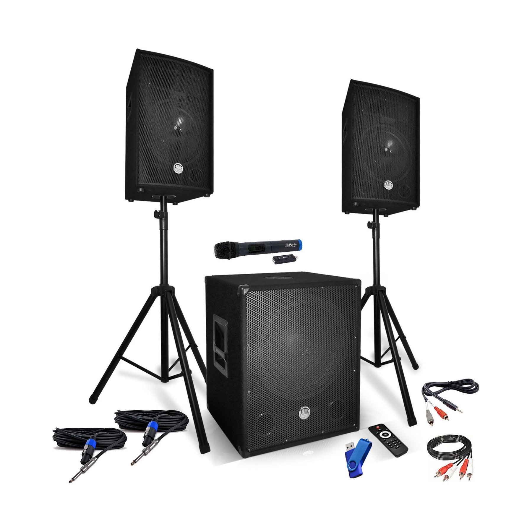 Pack sono BM SONIC Pack sono 2200W micro UHF USB BT 32Go