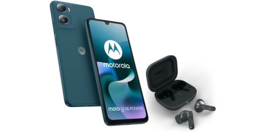 Smartphone MOTOROLA Pack G06 Power 4G 256Go Bleu + Moto Buds Bass