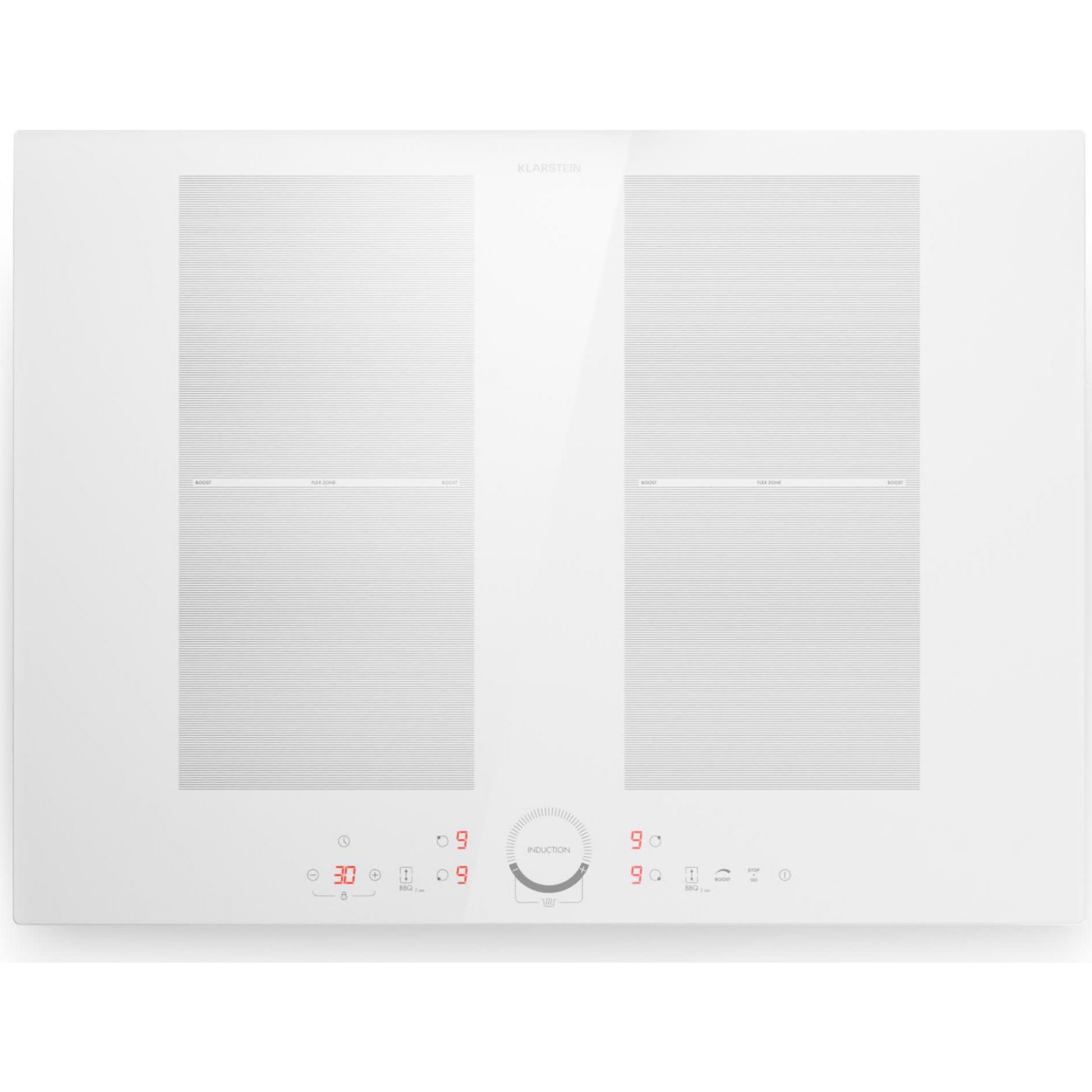 Plaque induction KLARSTEIN Delicatessa 7000W 70cm Blanc
