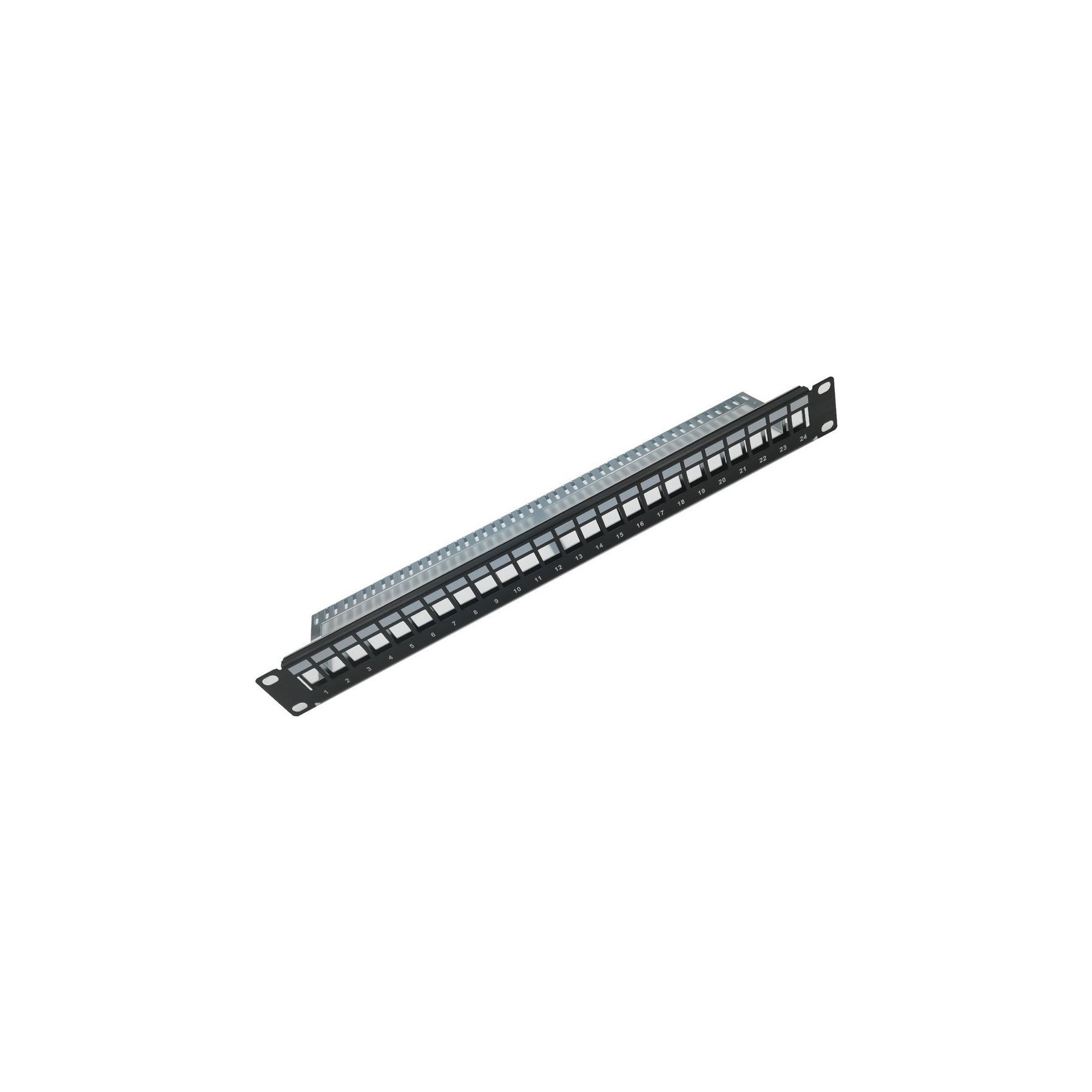 Accessoire rack KIMEX Panneau de Brassage 1U 24 Ports Vide