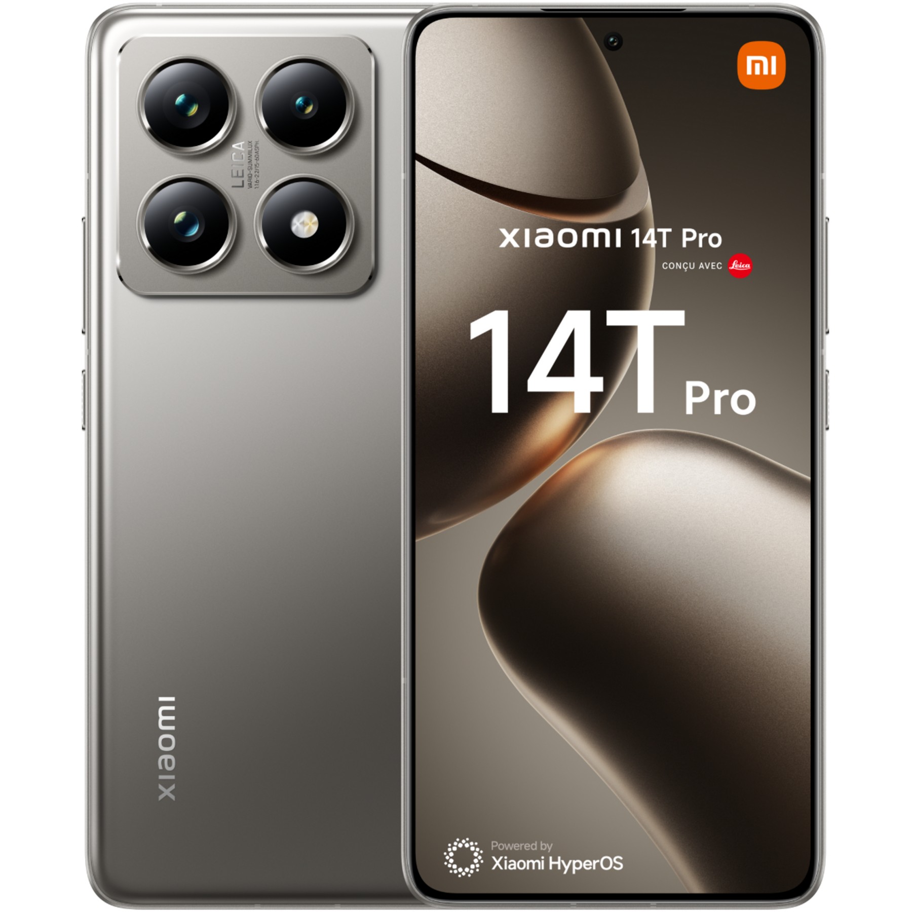 Smartphone XIAOMI 14T Pro conçu avec Leica Titane 512Go